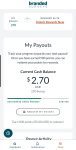 Branded Surveys my payouts