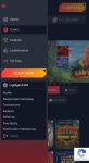 Kickr profile menu