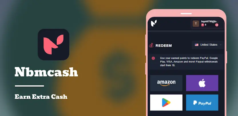 NbmCash Referral Code – Gift cards & Cash