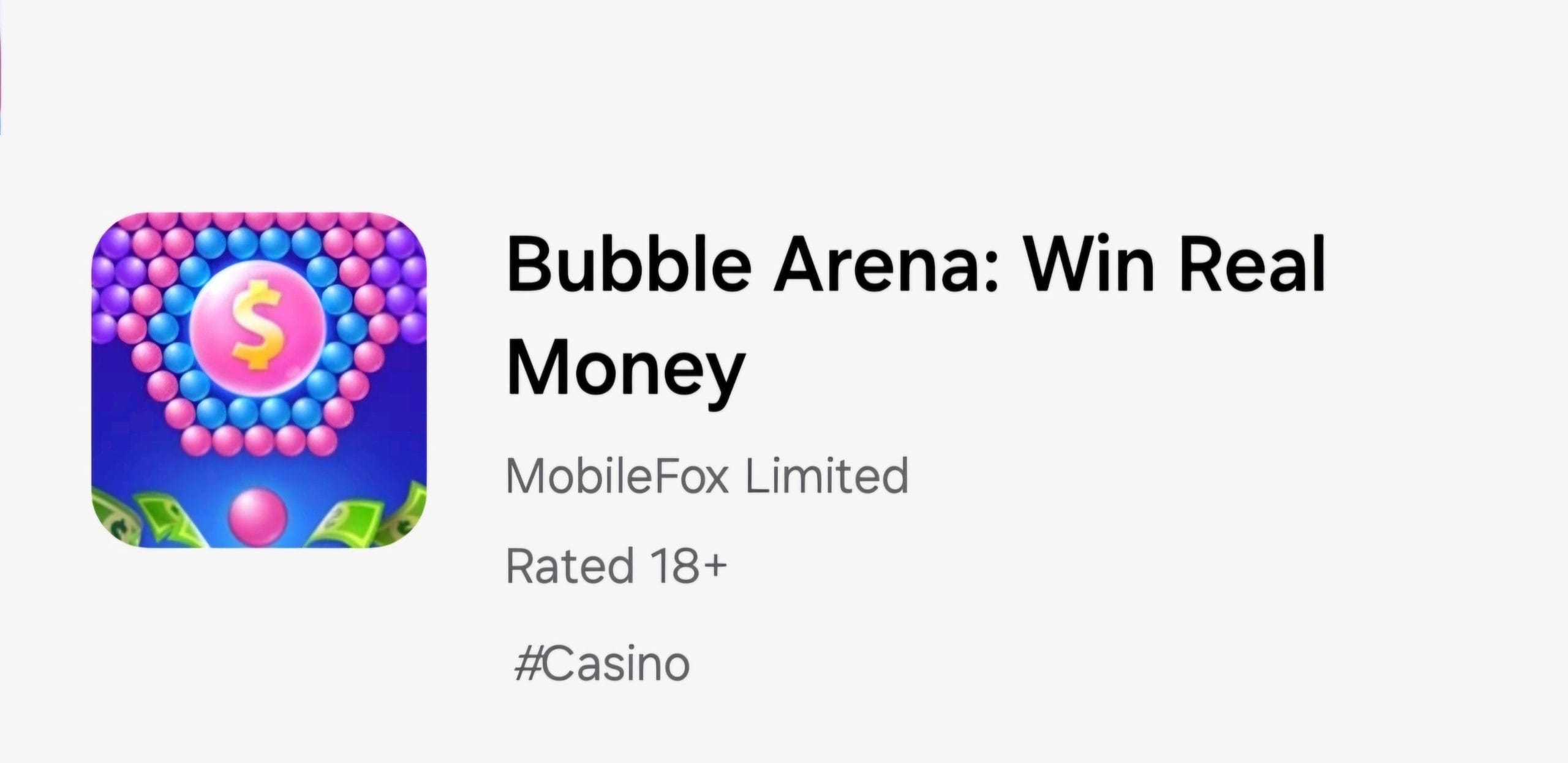 Bubble Arena app