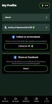 Cash Giraffe profile menu