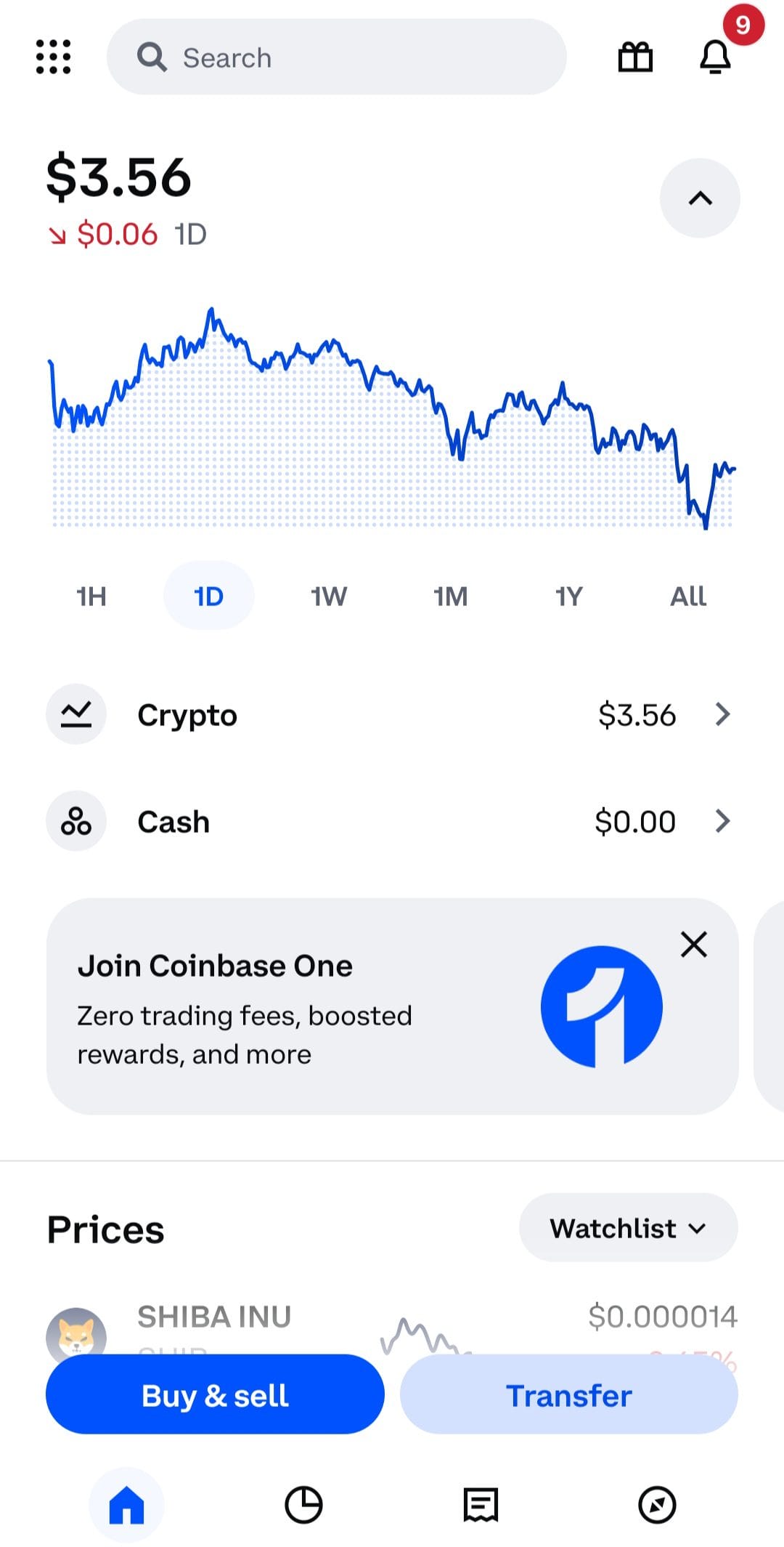 Coinbase buy and sell