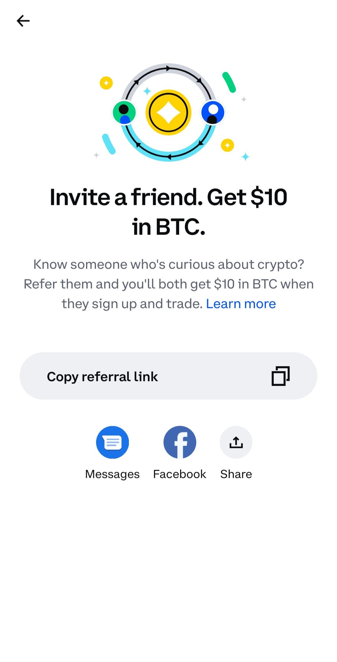 Coinbase referral code