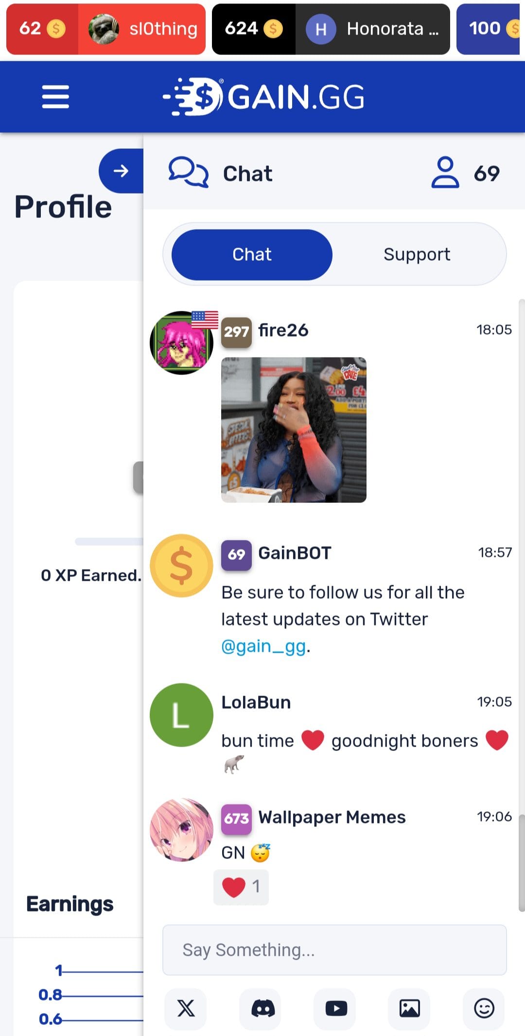 GAIN.GG chat