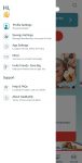 GasBuddy profile menu