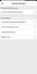 GasBuddy savings settings