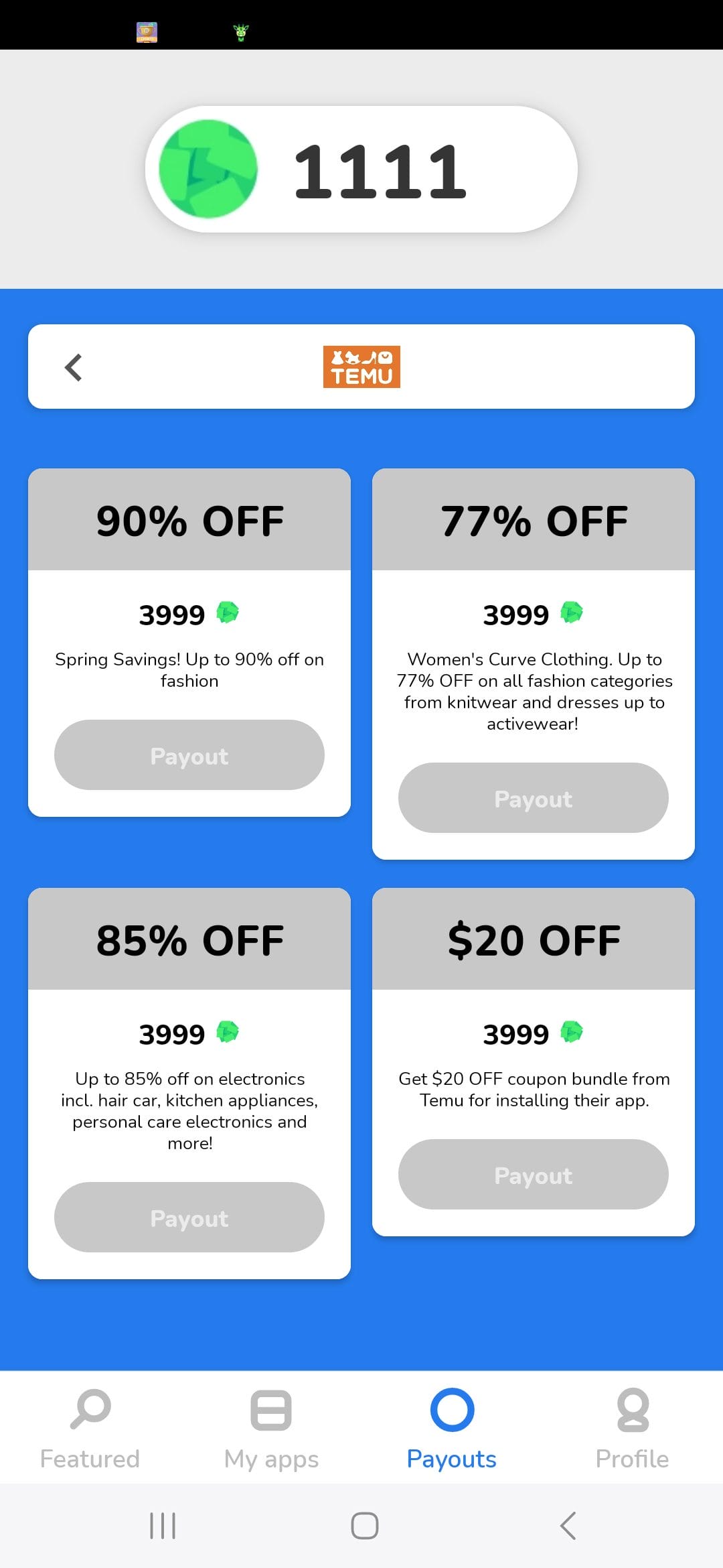 Money Well Temu offers