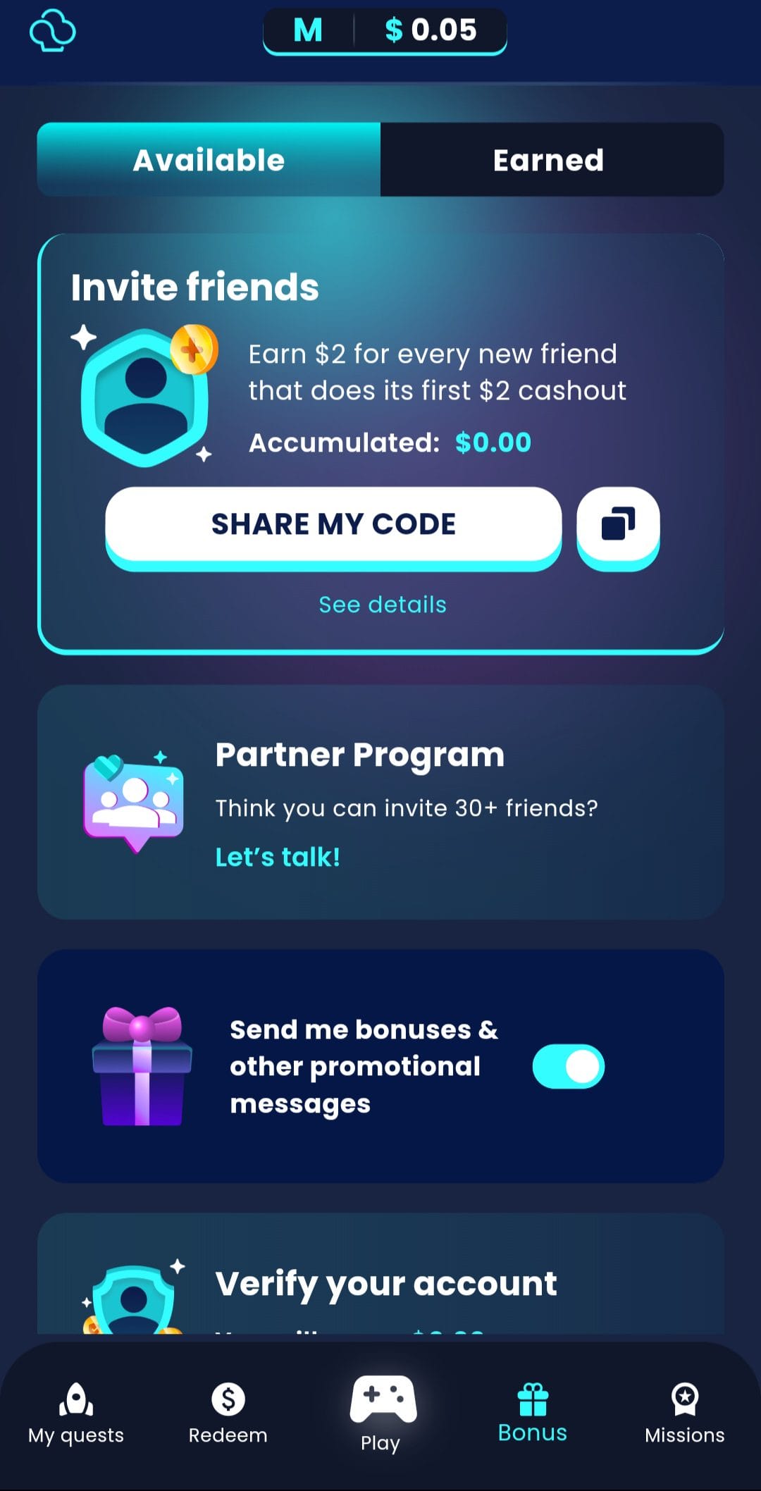 MyFreeApp bonuses