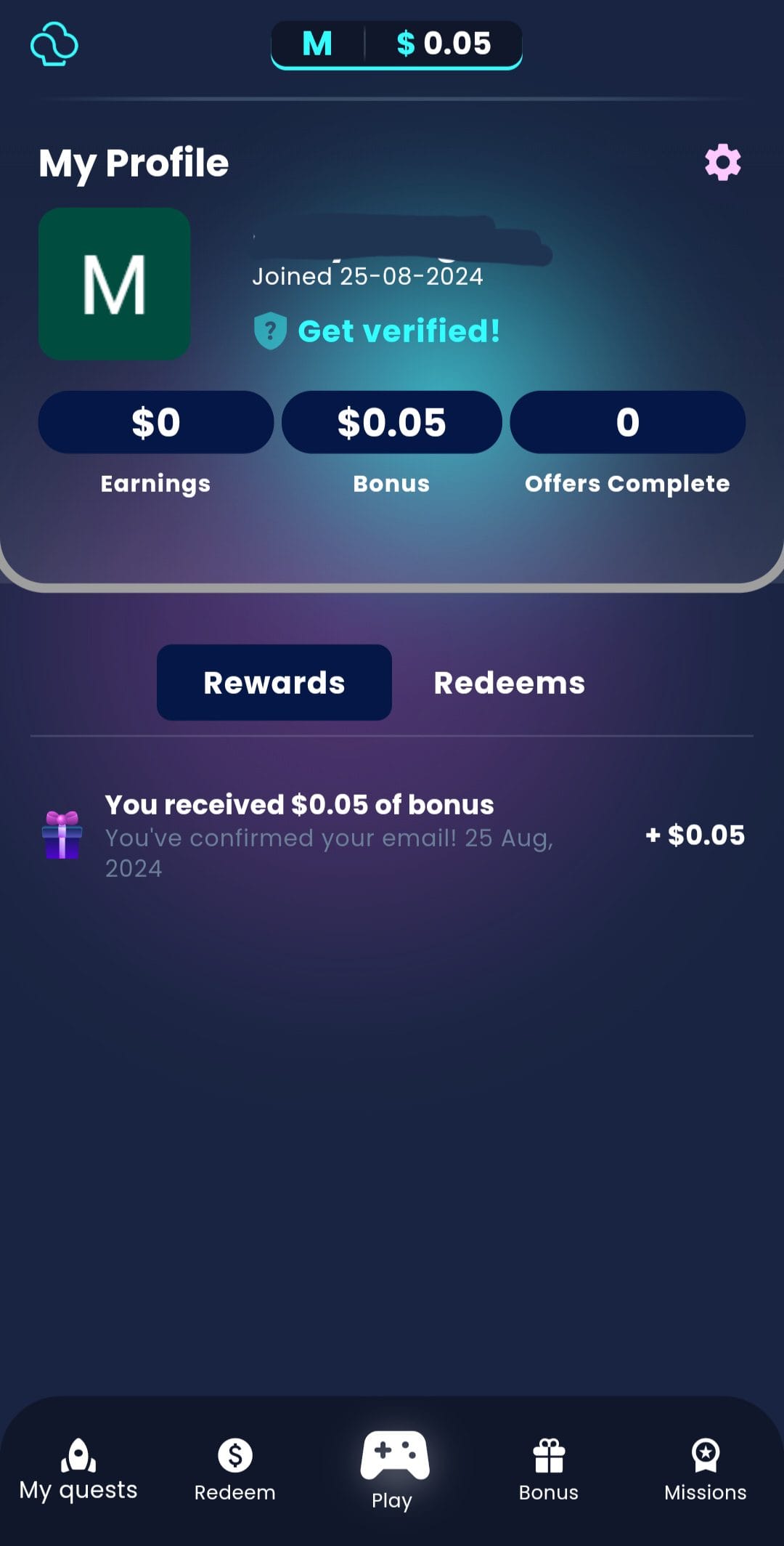 MyFreeApp my rewards