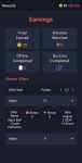 Rewardy earnings history