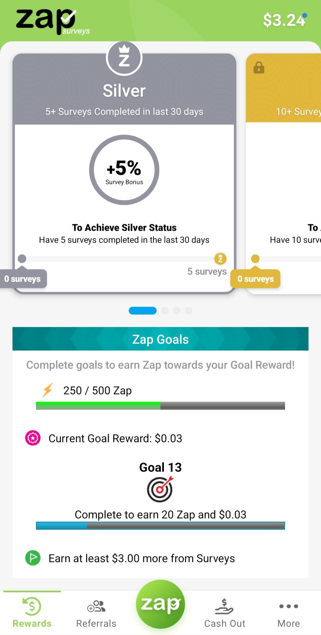Zap Surveys goals