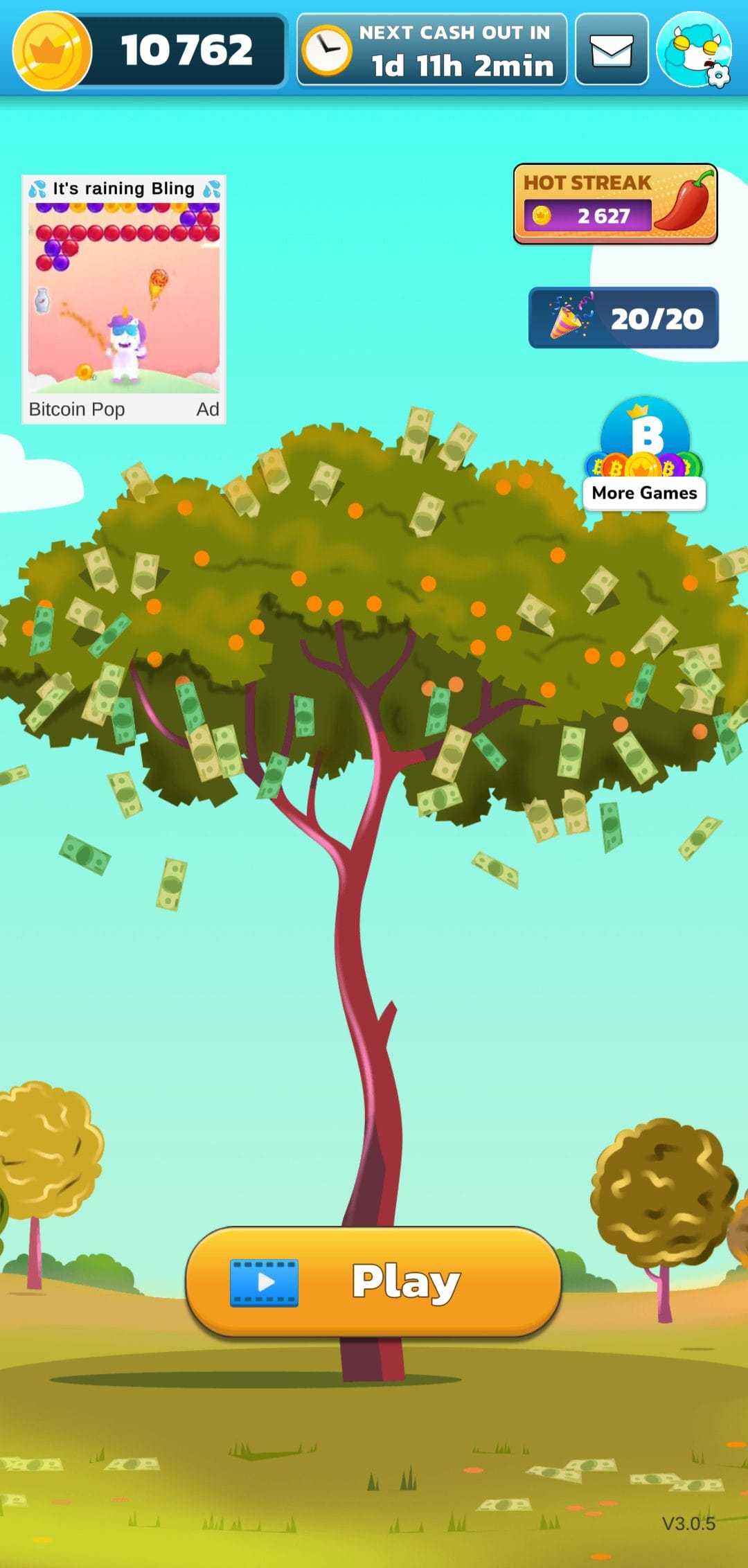 Bitcoin Blast play games