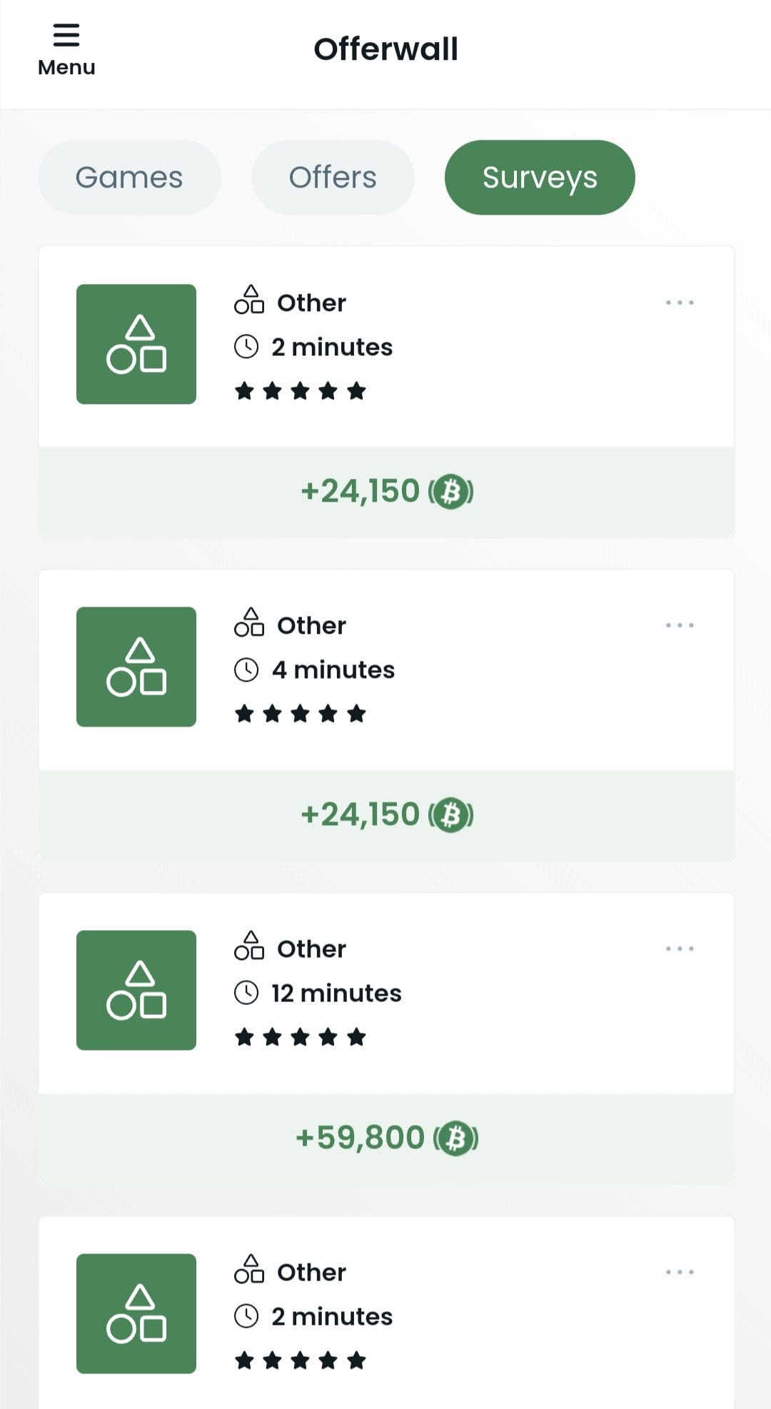 Bitcoin Cash Giveaway complete surveys
