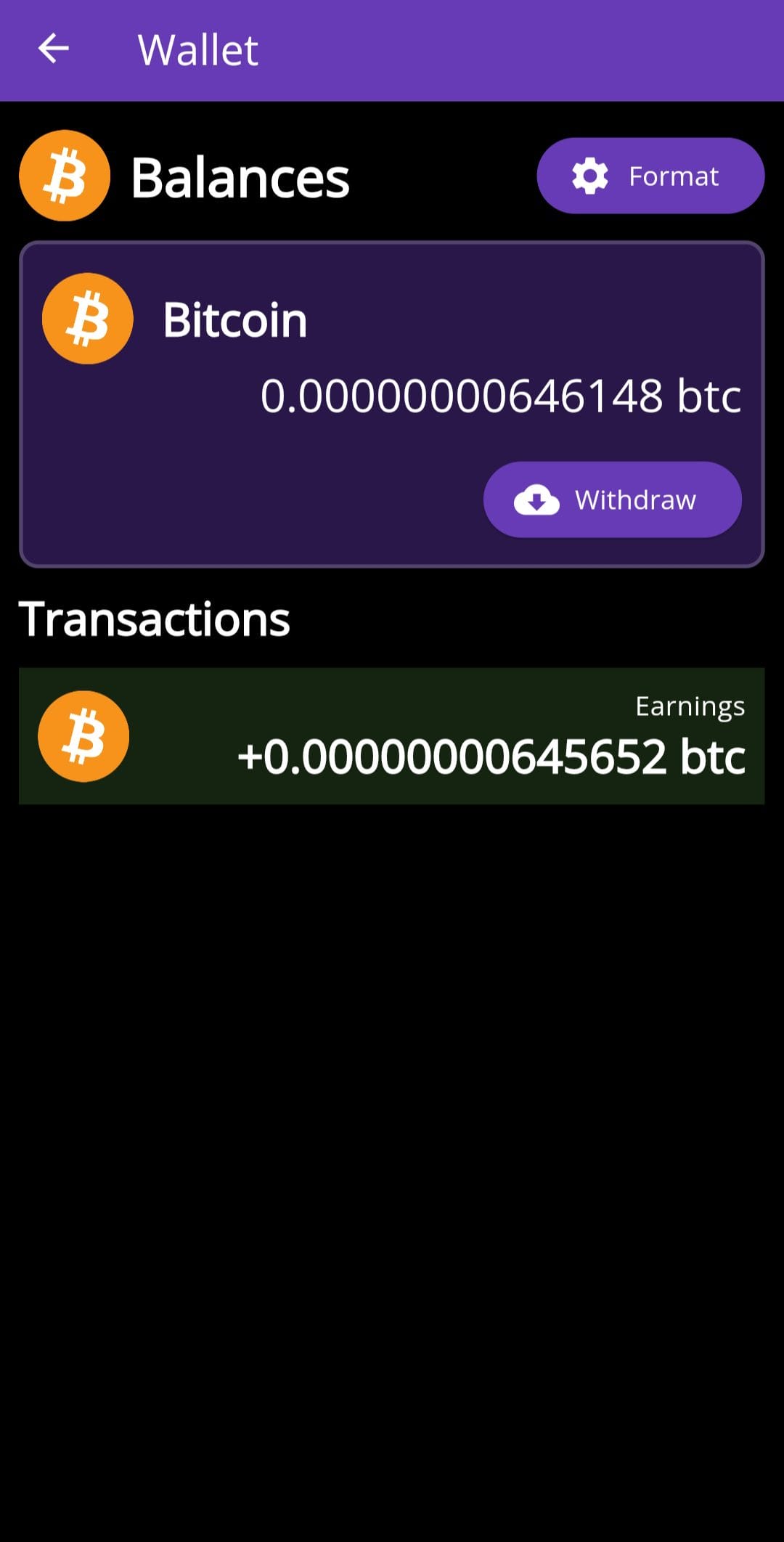 Bitcoin Mining (Crypto Miner) Transactions