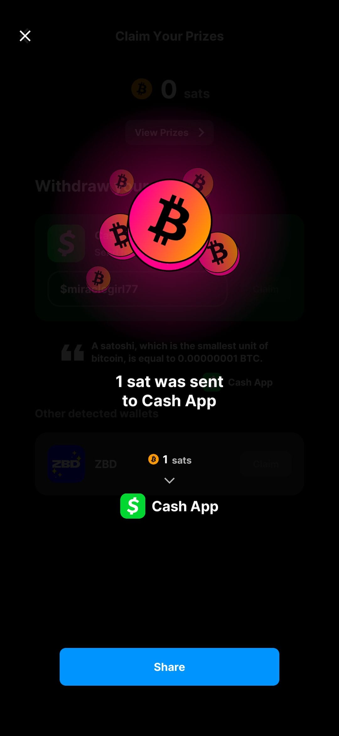 Bitcoin Snake Cash App