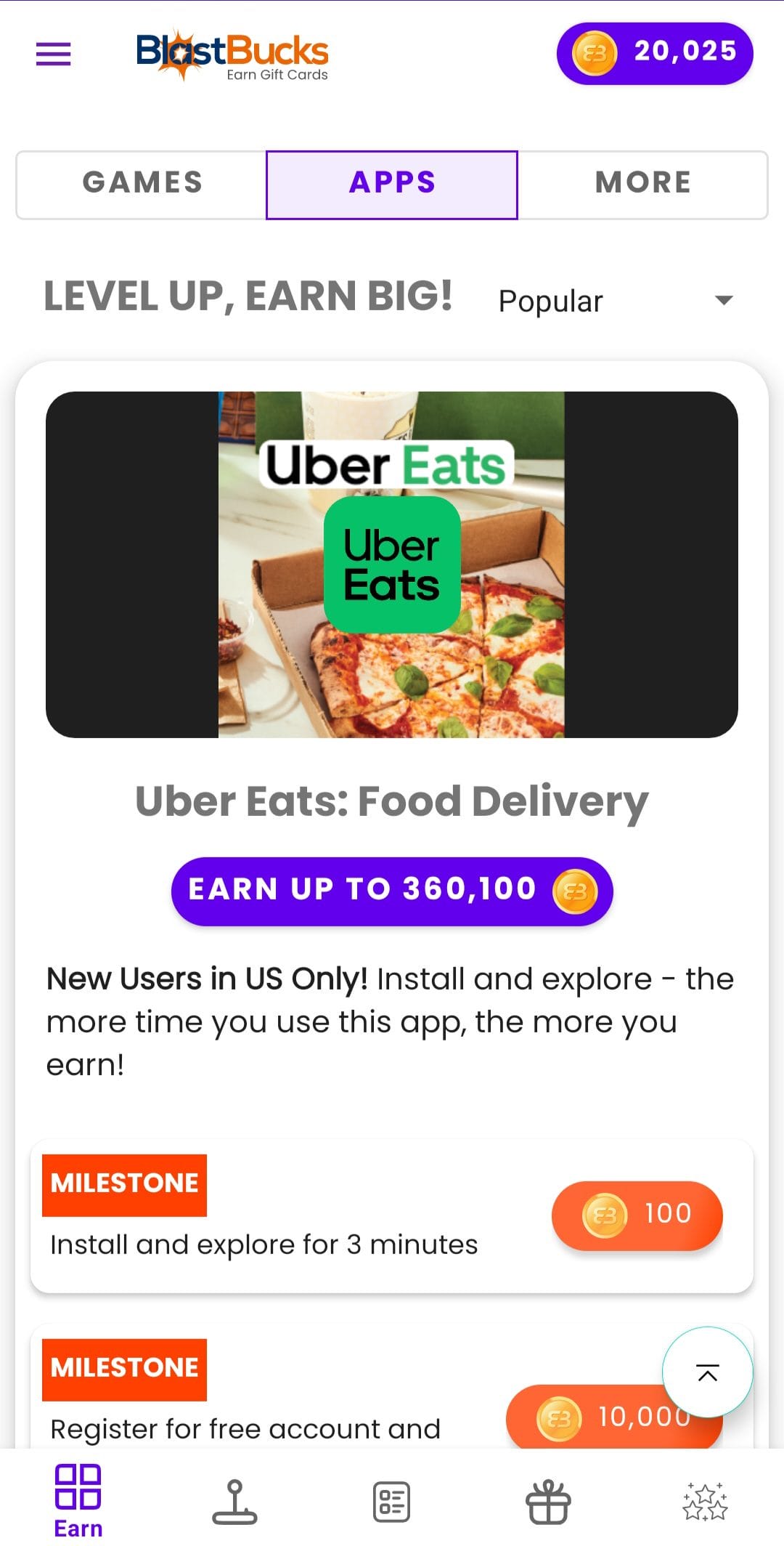 BlastBucks download apps