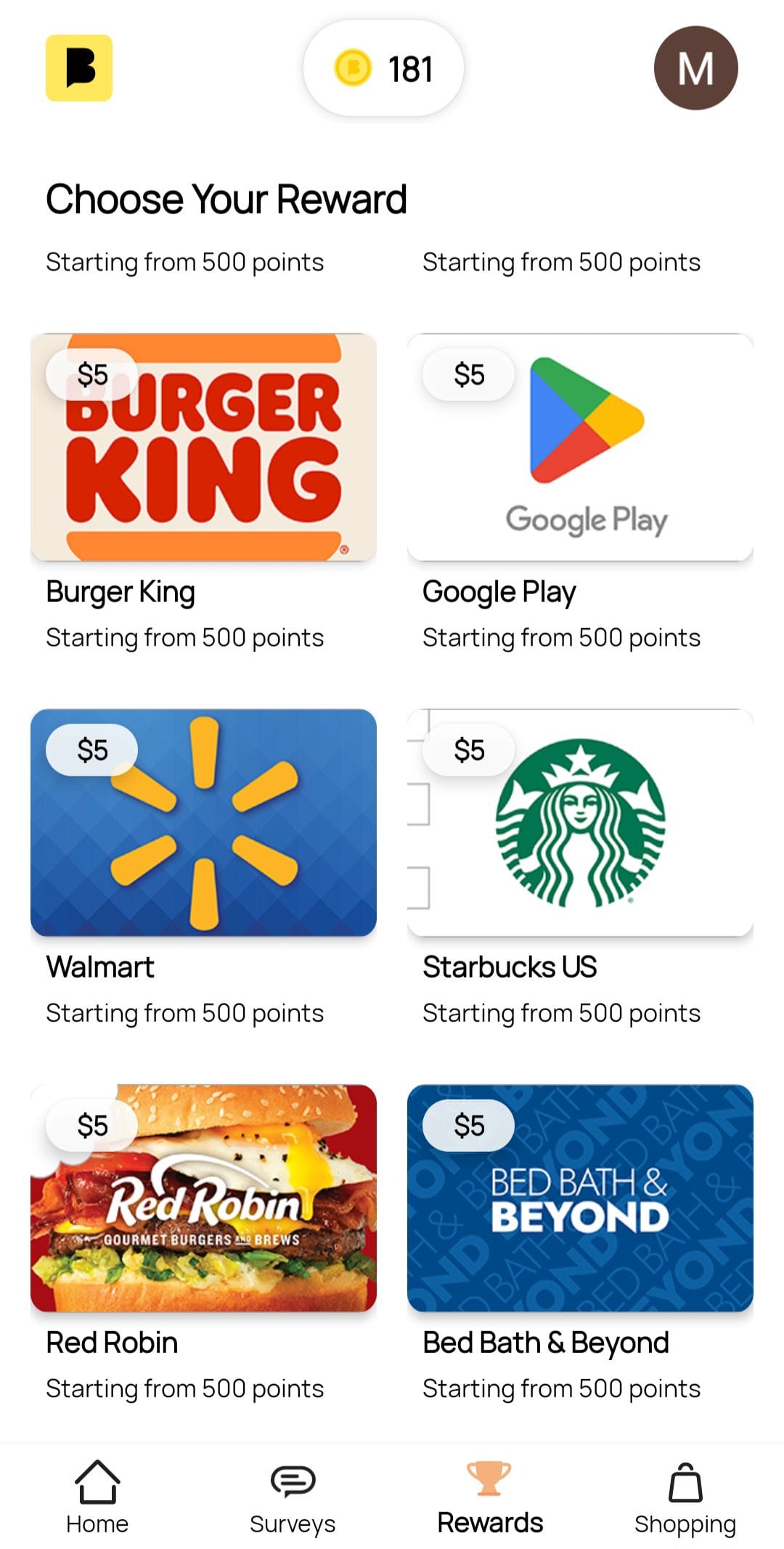 BrandBee gift cards