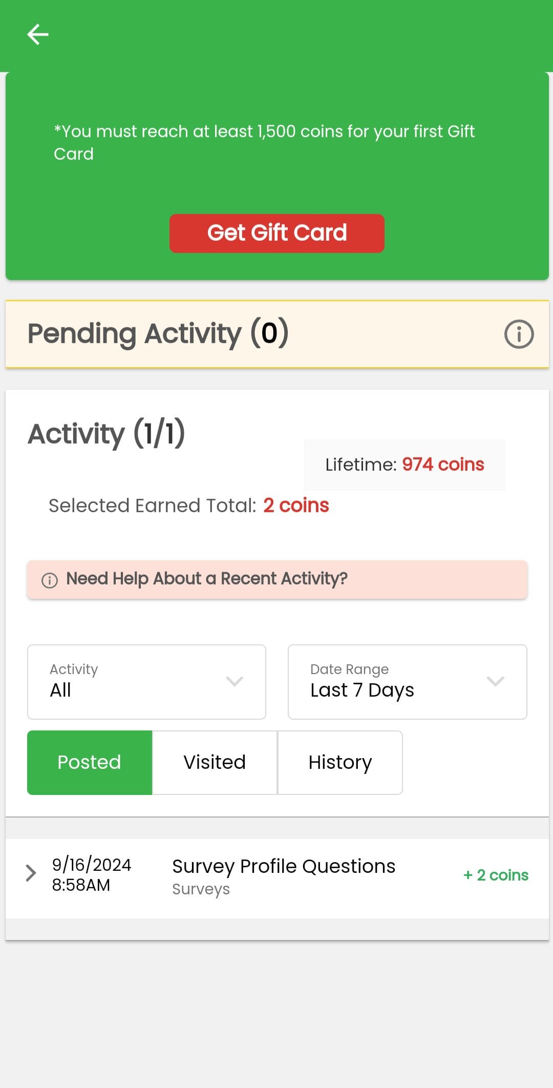 Easy Bucks recent activity