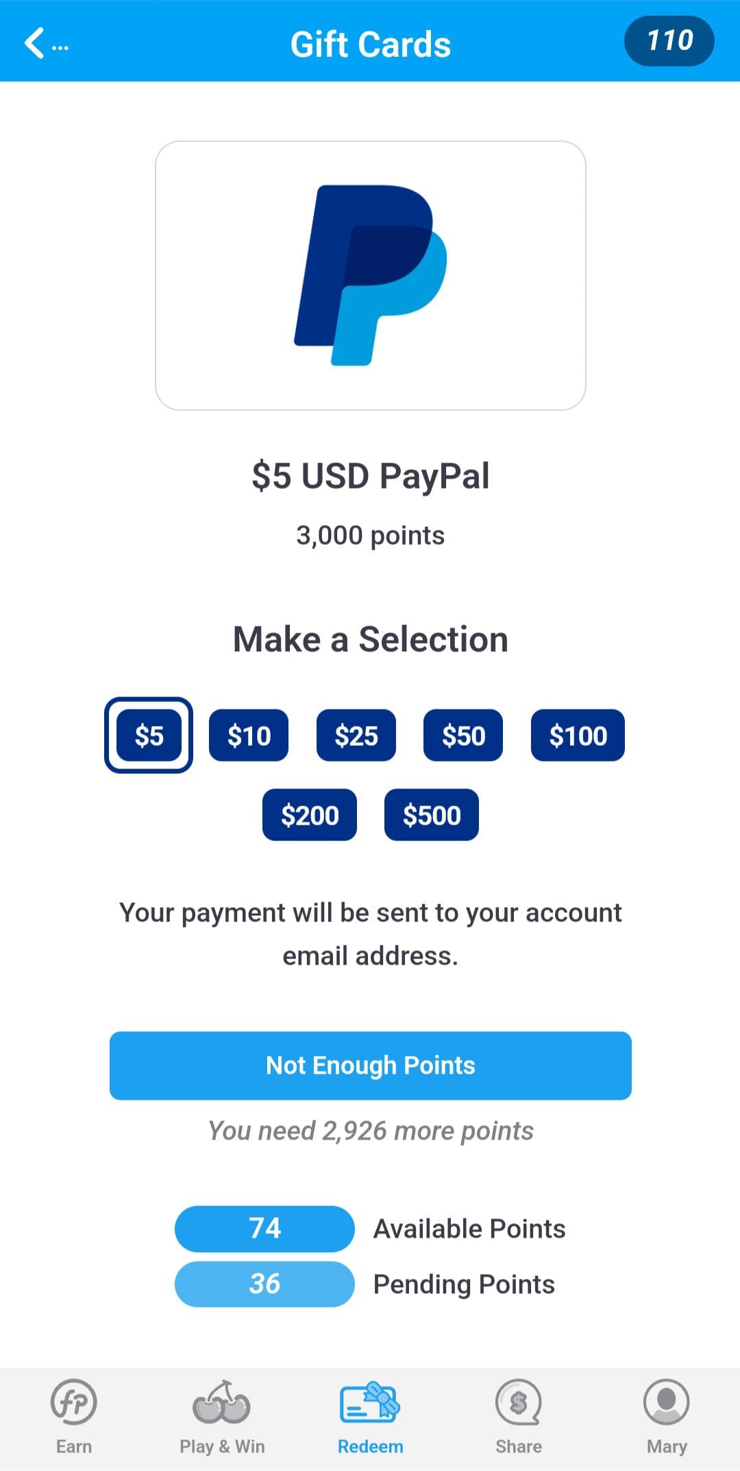 FeaturePoints paypal