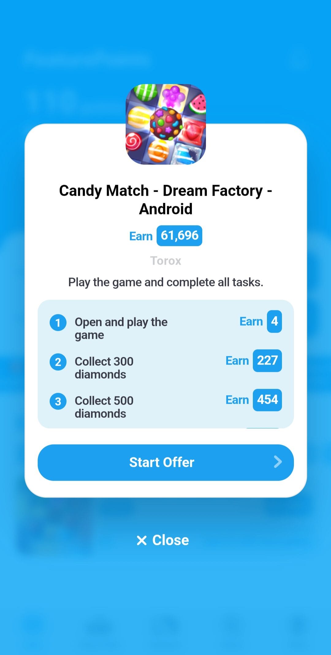 FeaturePoints play candy match