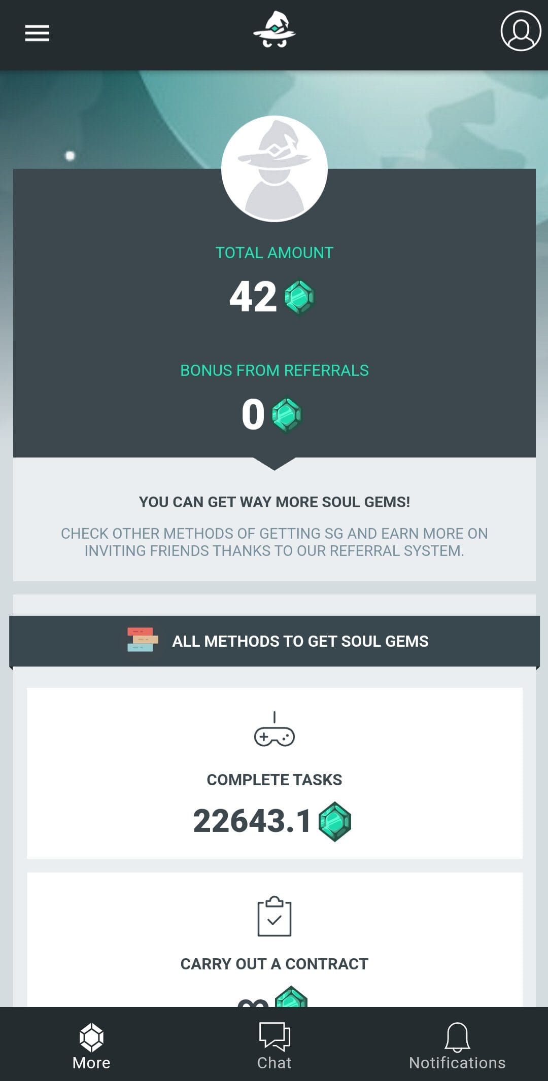 Gamehag completed tasks