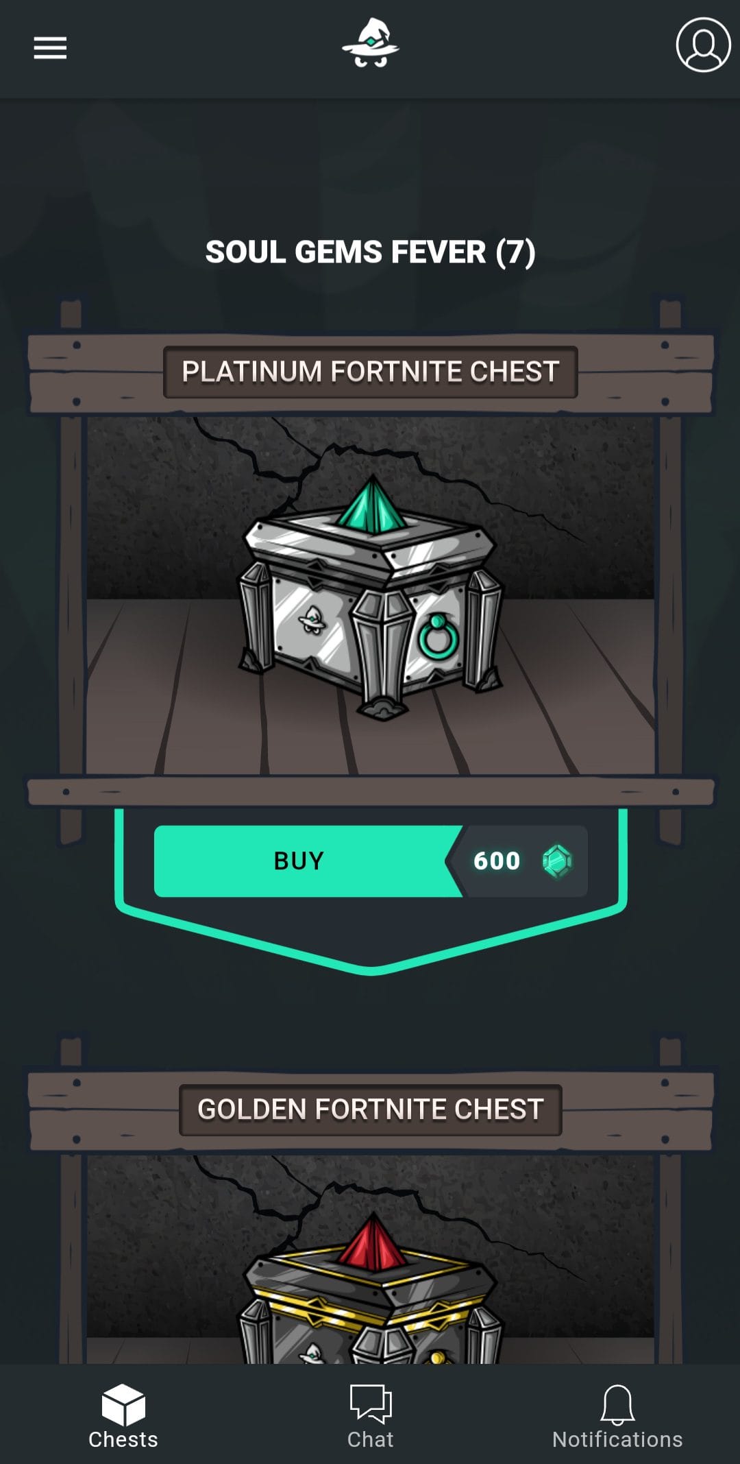 Gamehag open chests