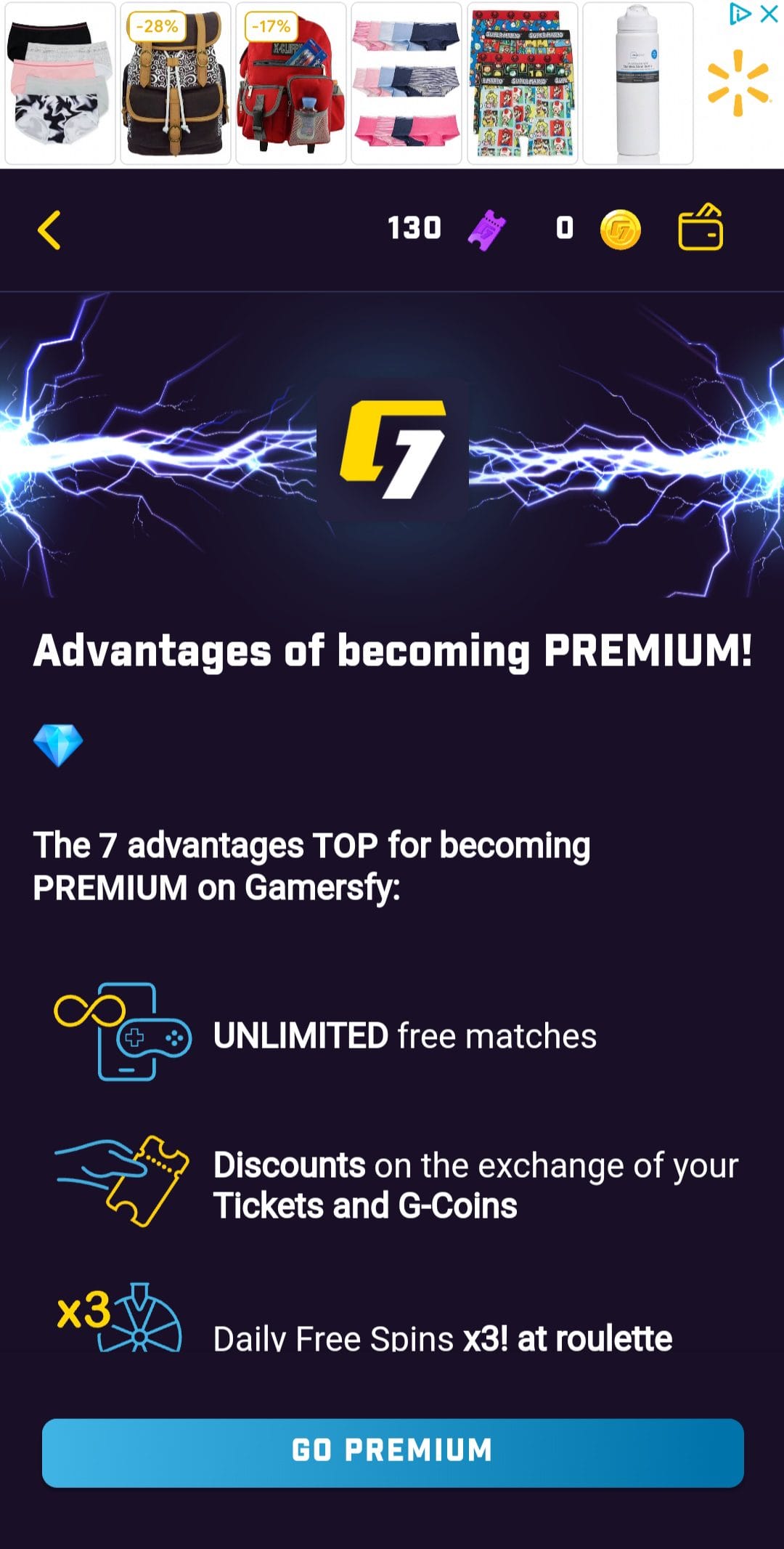 Gamersfy premium