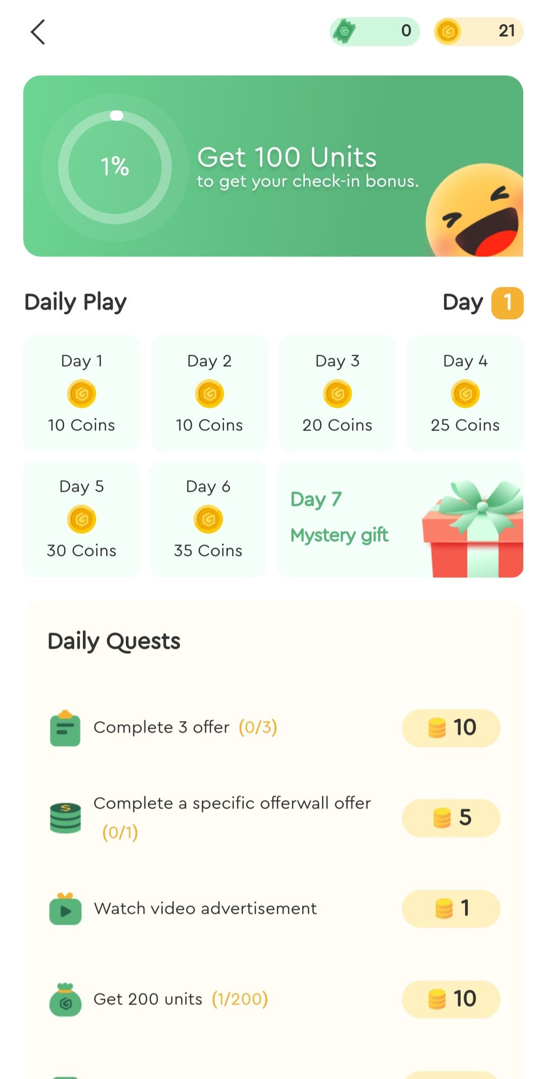 Gappx daily quests