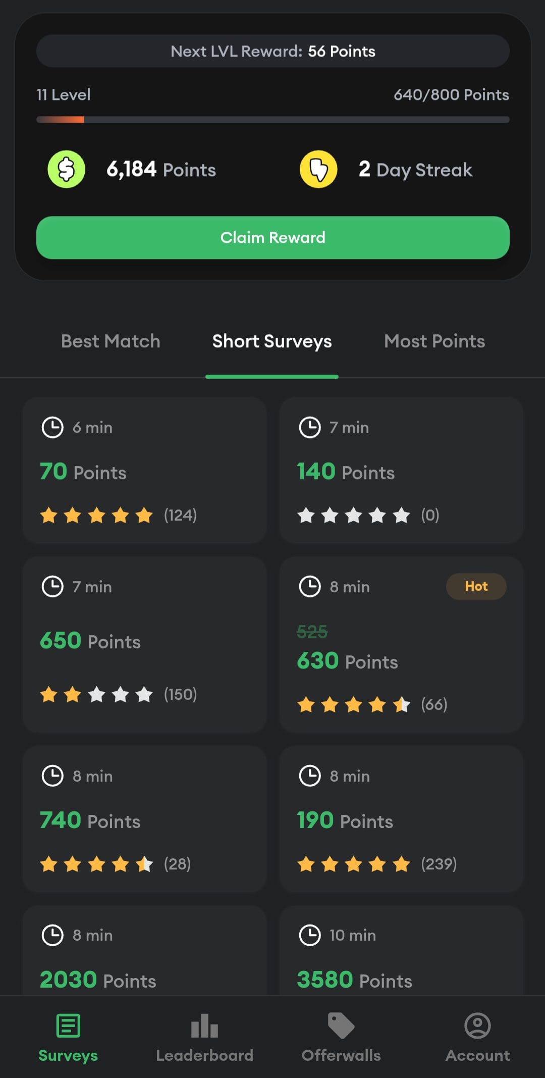 Hey Cash take surveys