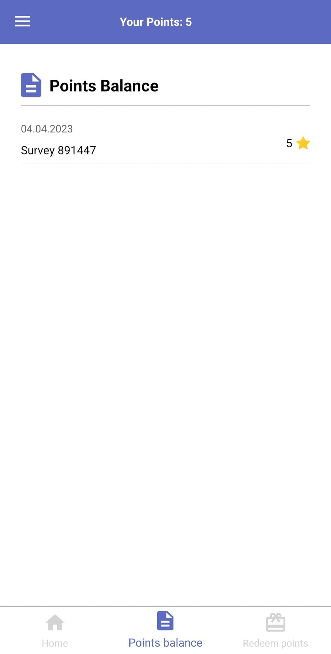Ipsos iSay completed surveys