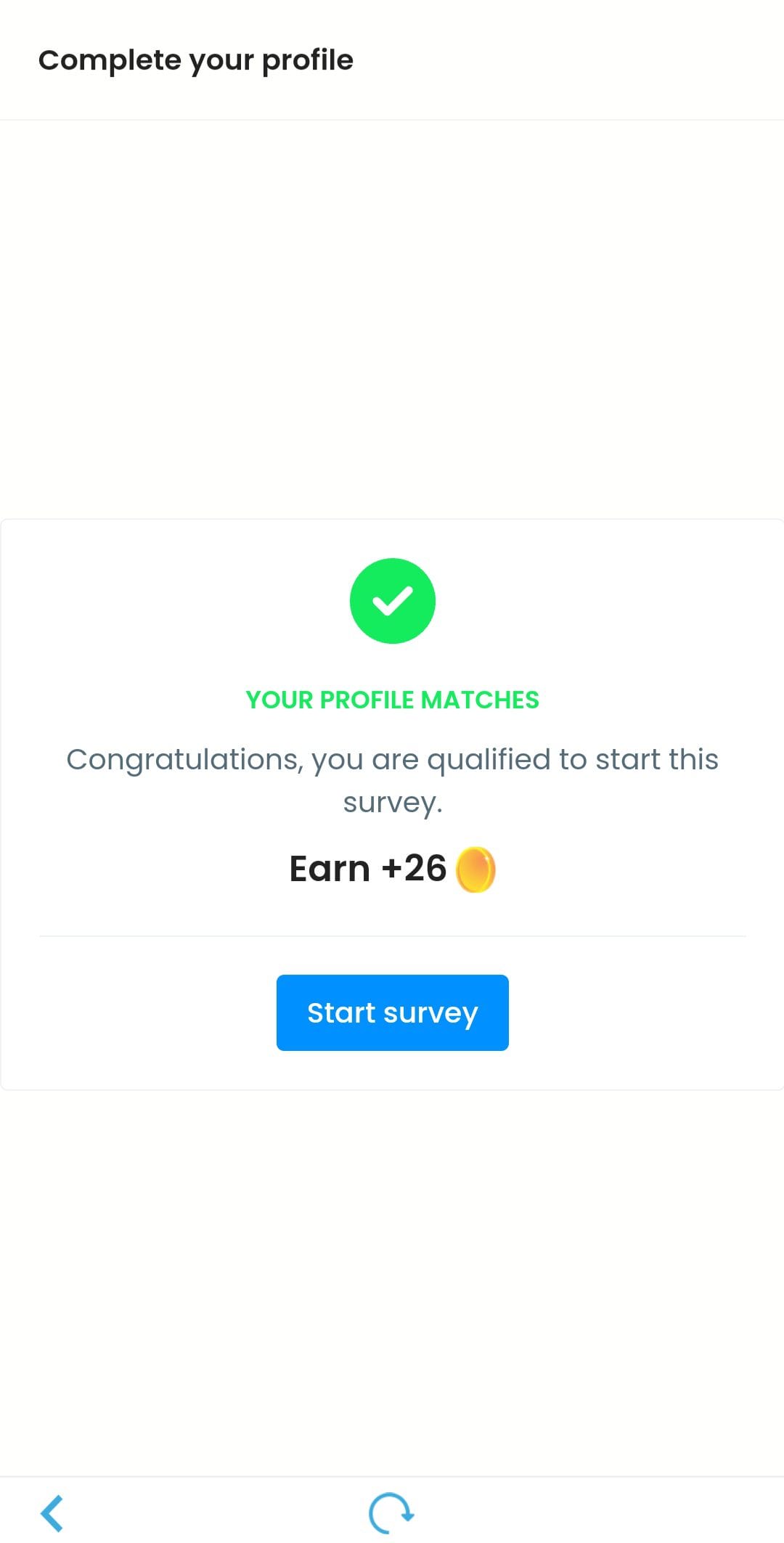 Poll Pay profile matches