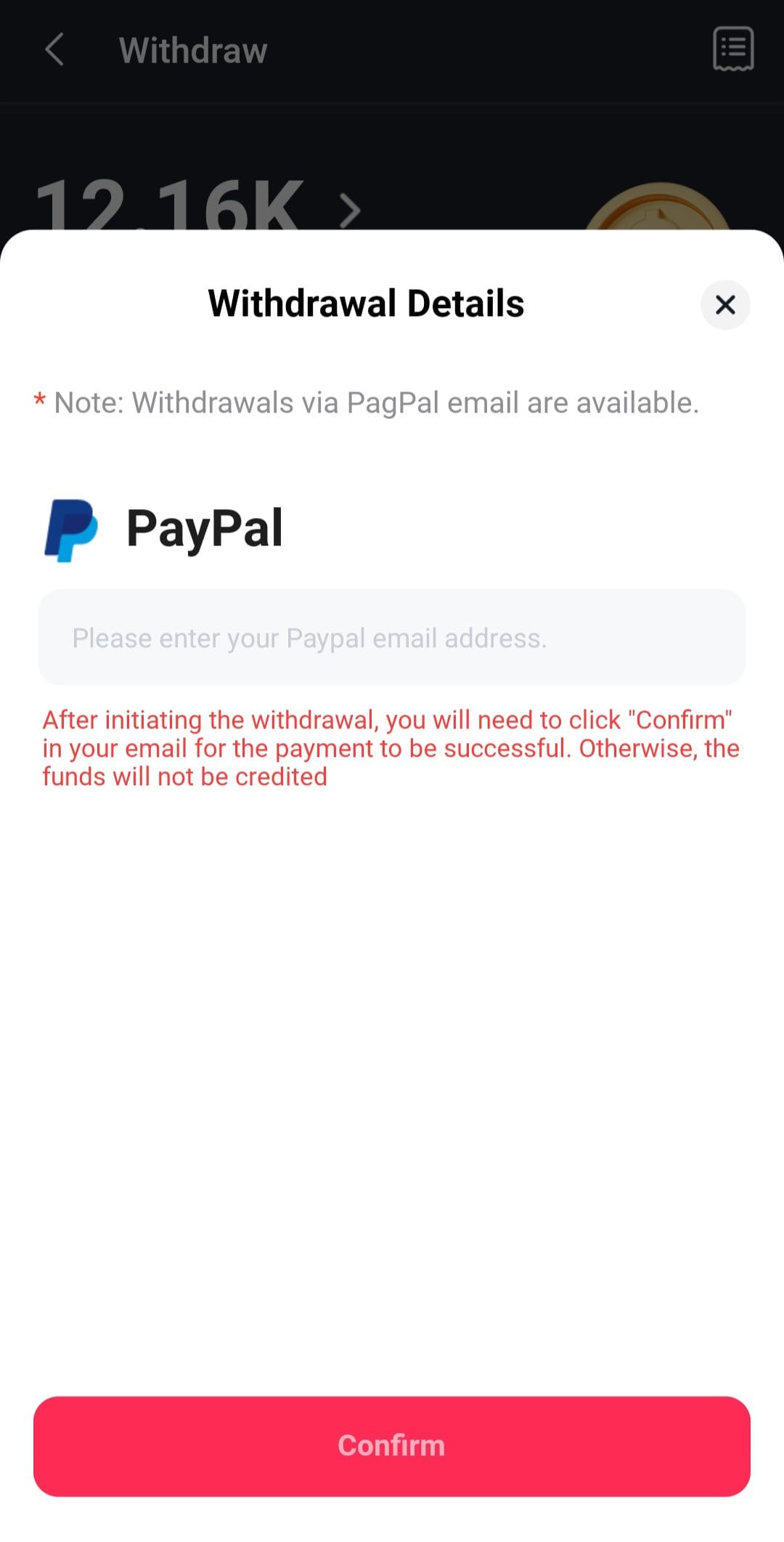 Reel Rush paypal