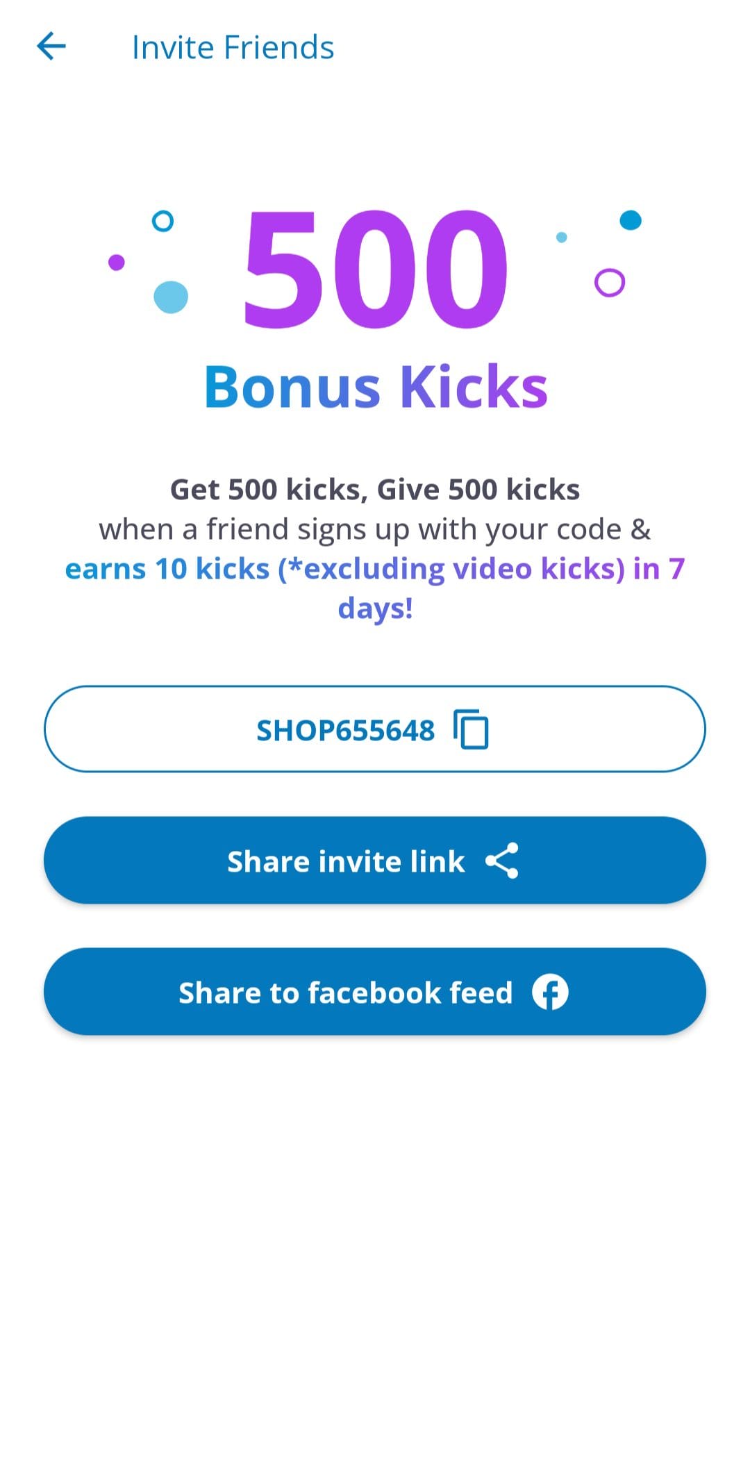 Shopkick referral code