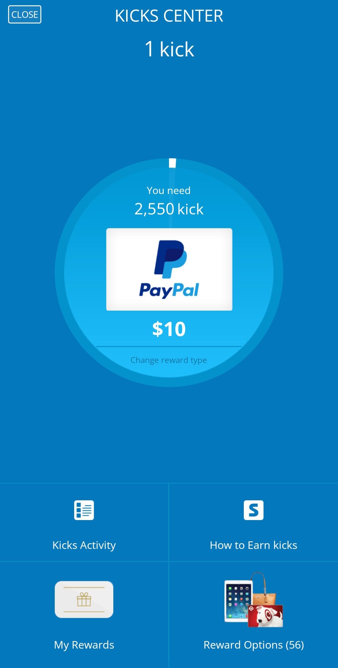 Shopkick earn kicks