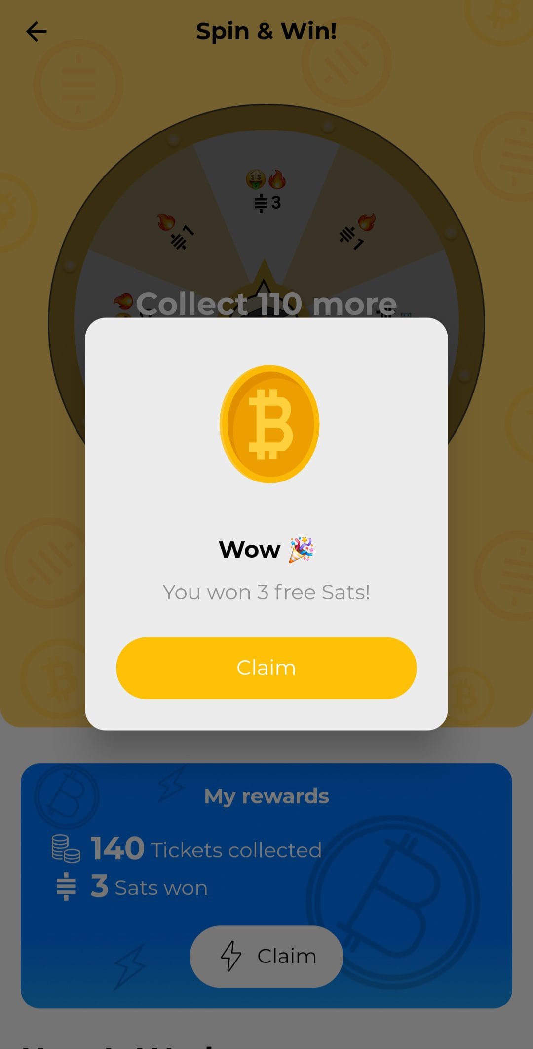 Simple Bitcoin earn sats