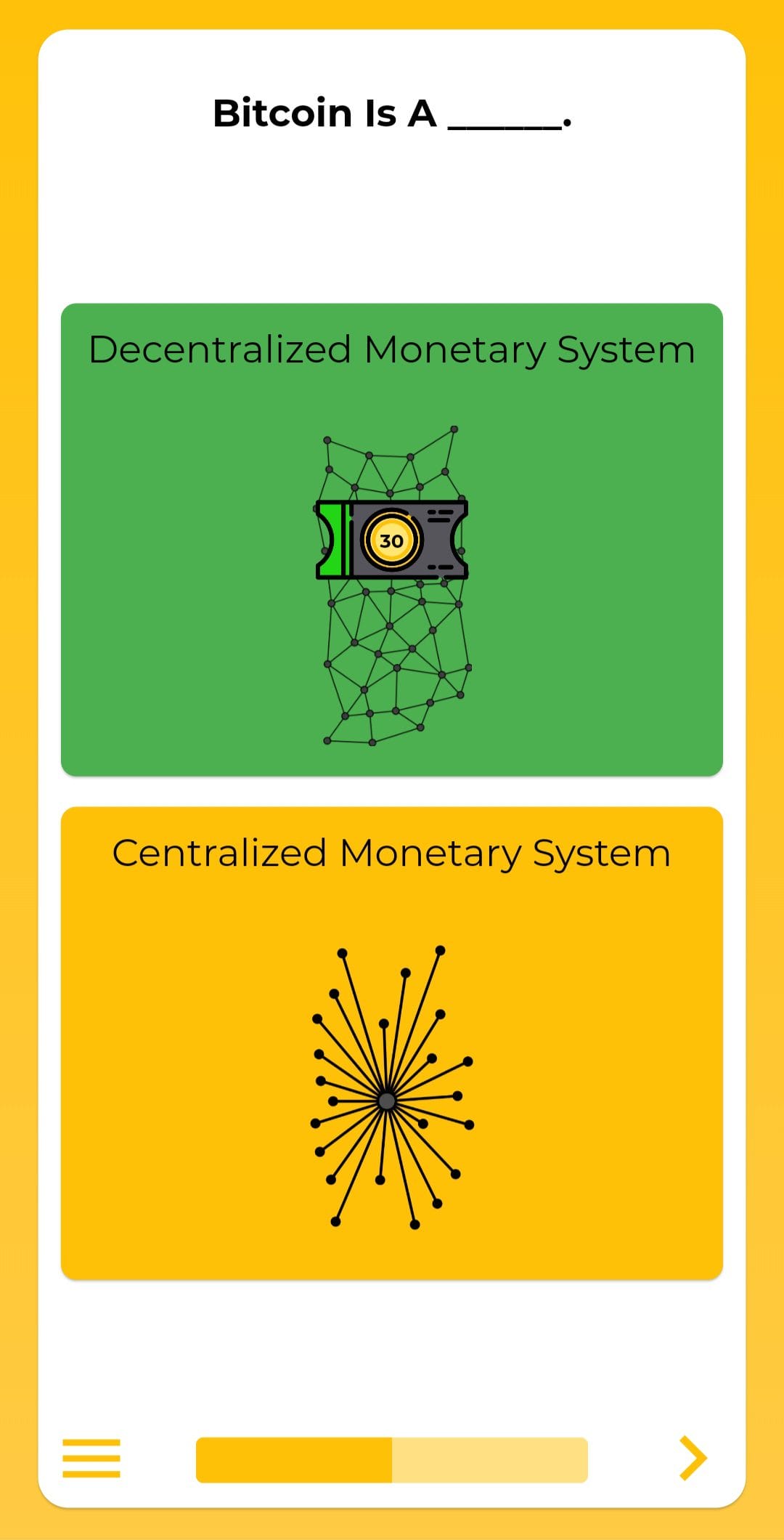 Simple Bitcoin quizzes