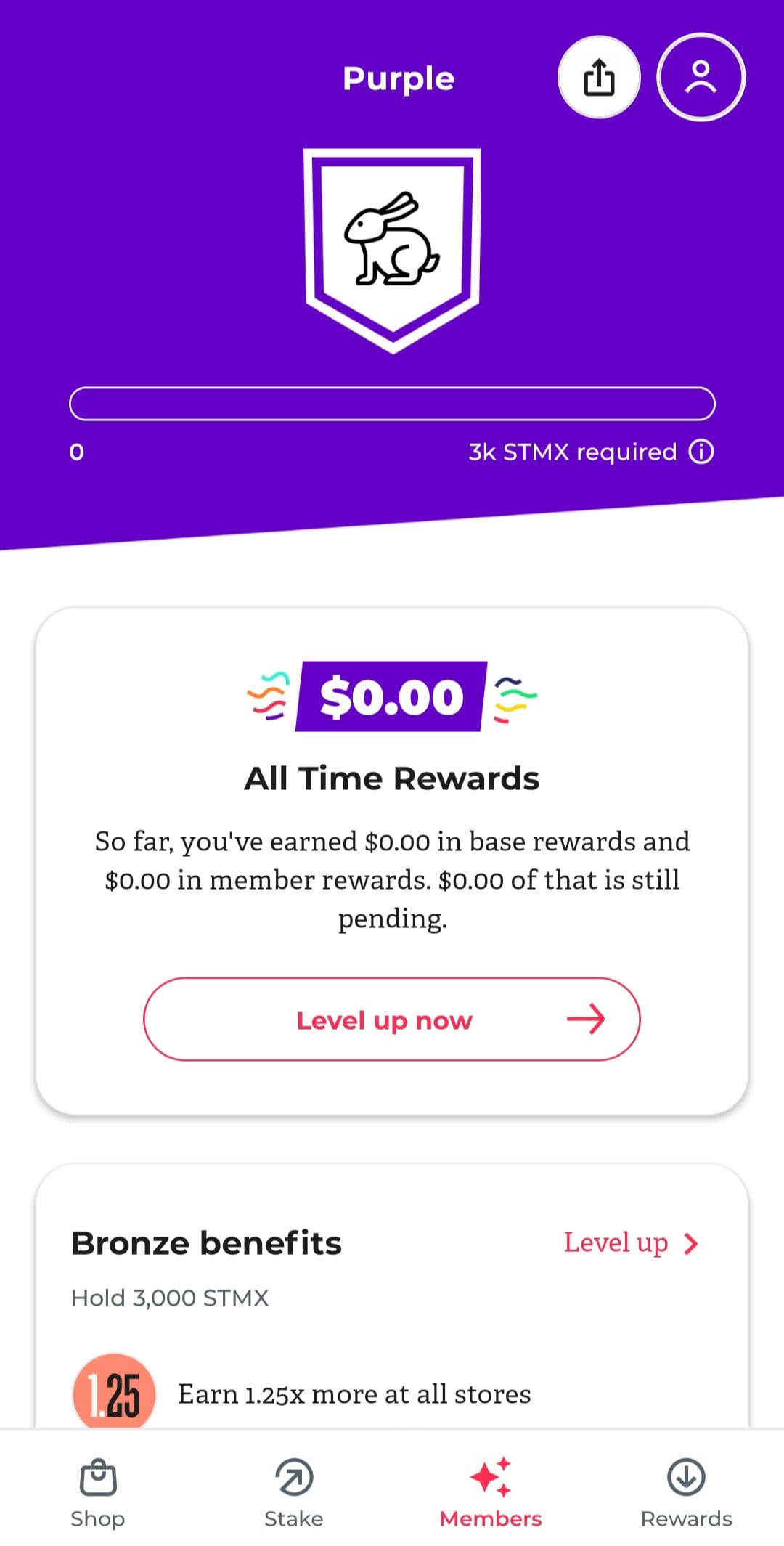 StormX earn rewards