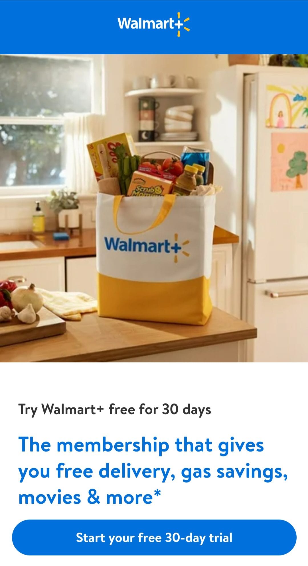 Walmart+ free trial