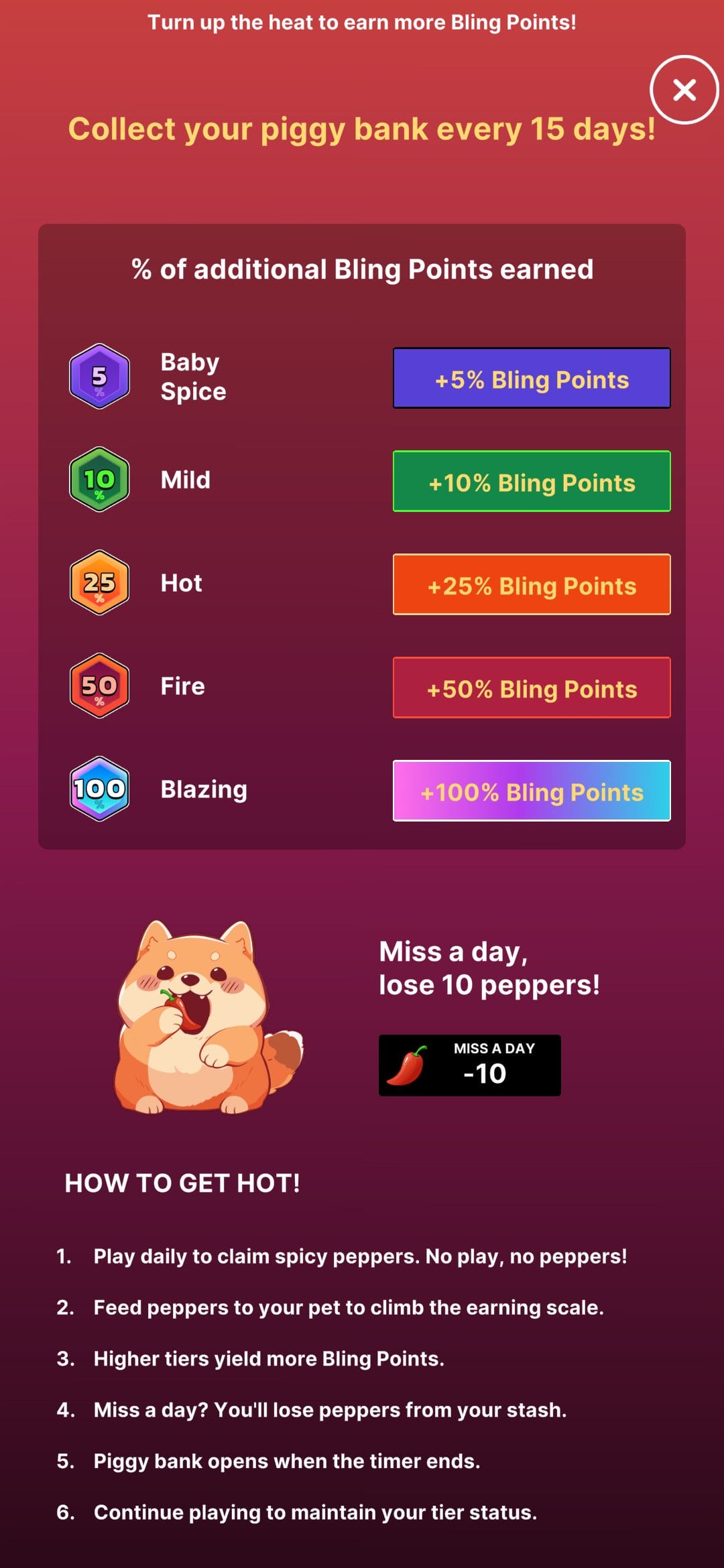 Word Breeze earn bling points