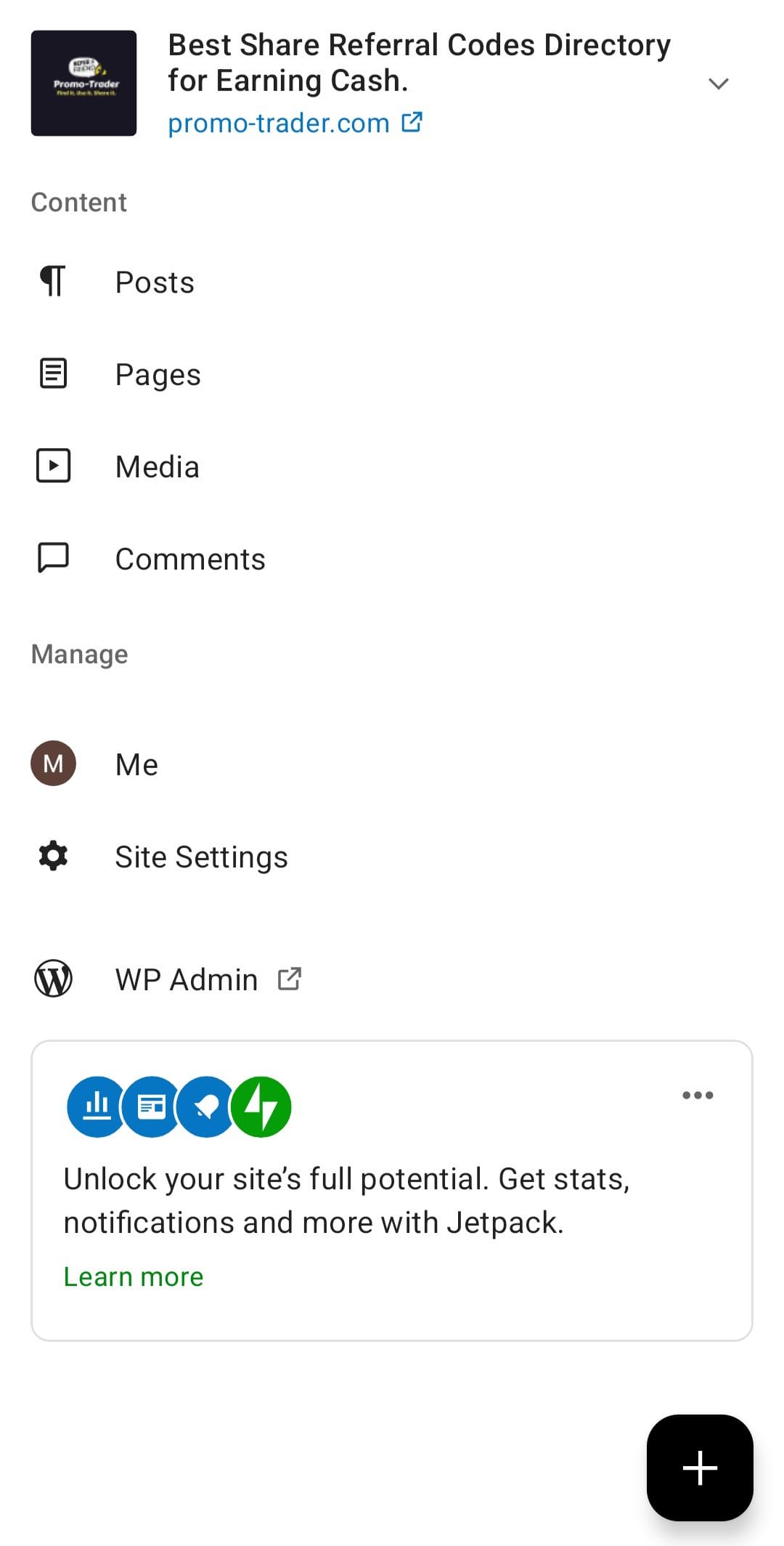 WordPress post content