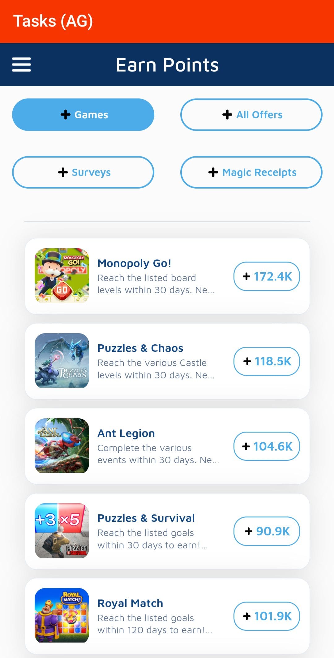 bituro more tasks