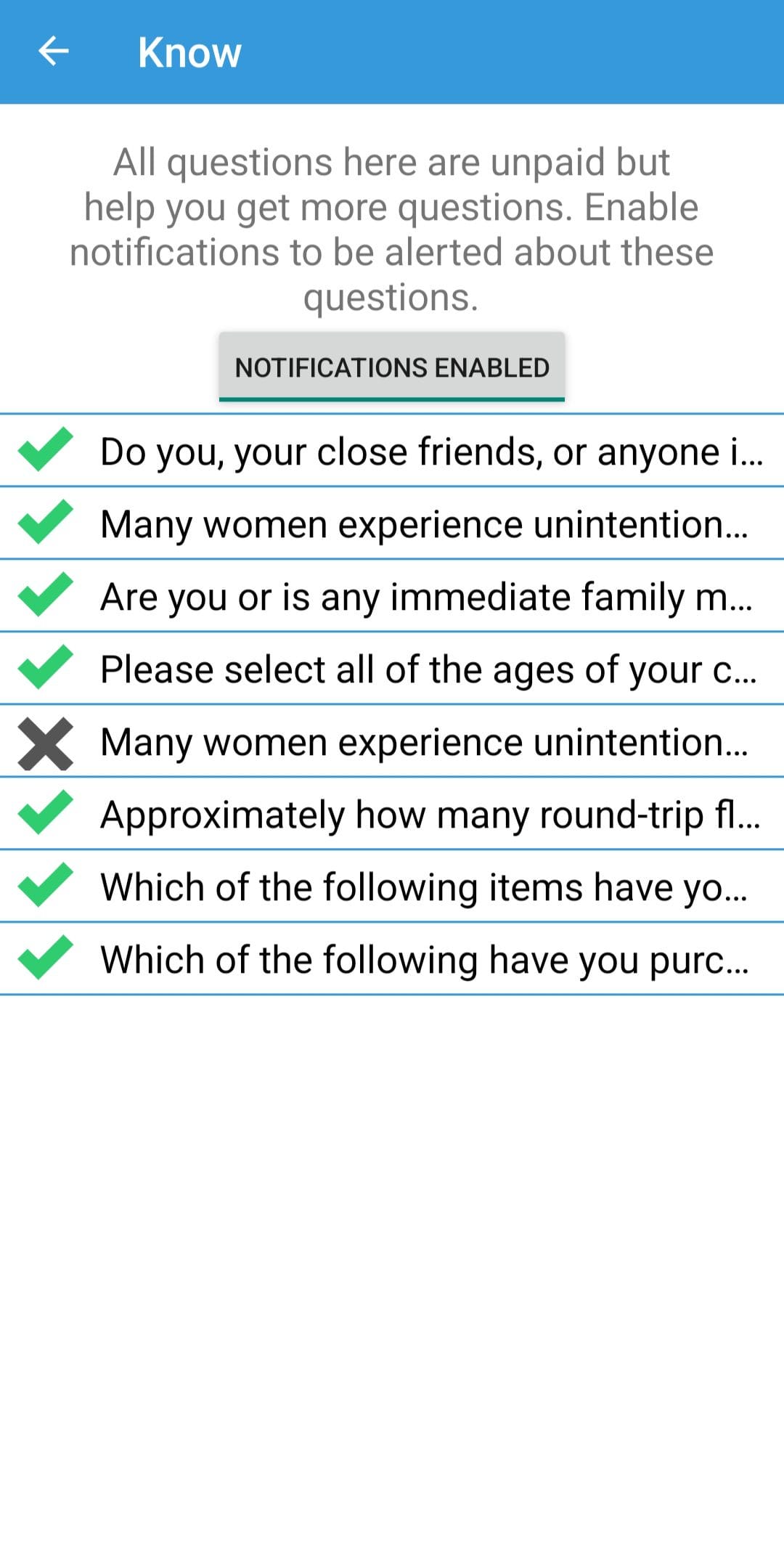 1Q Notifications