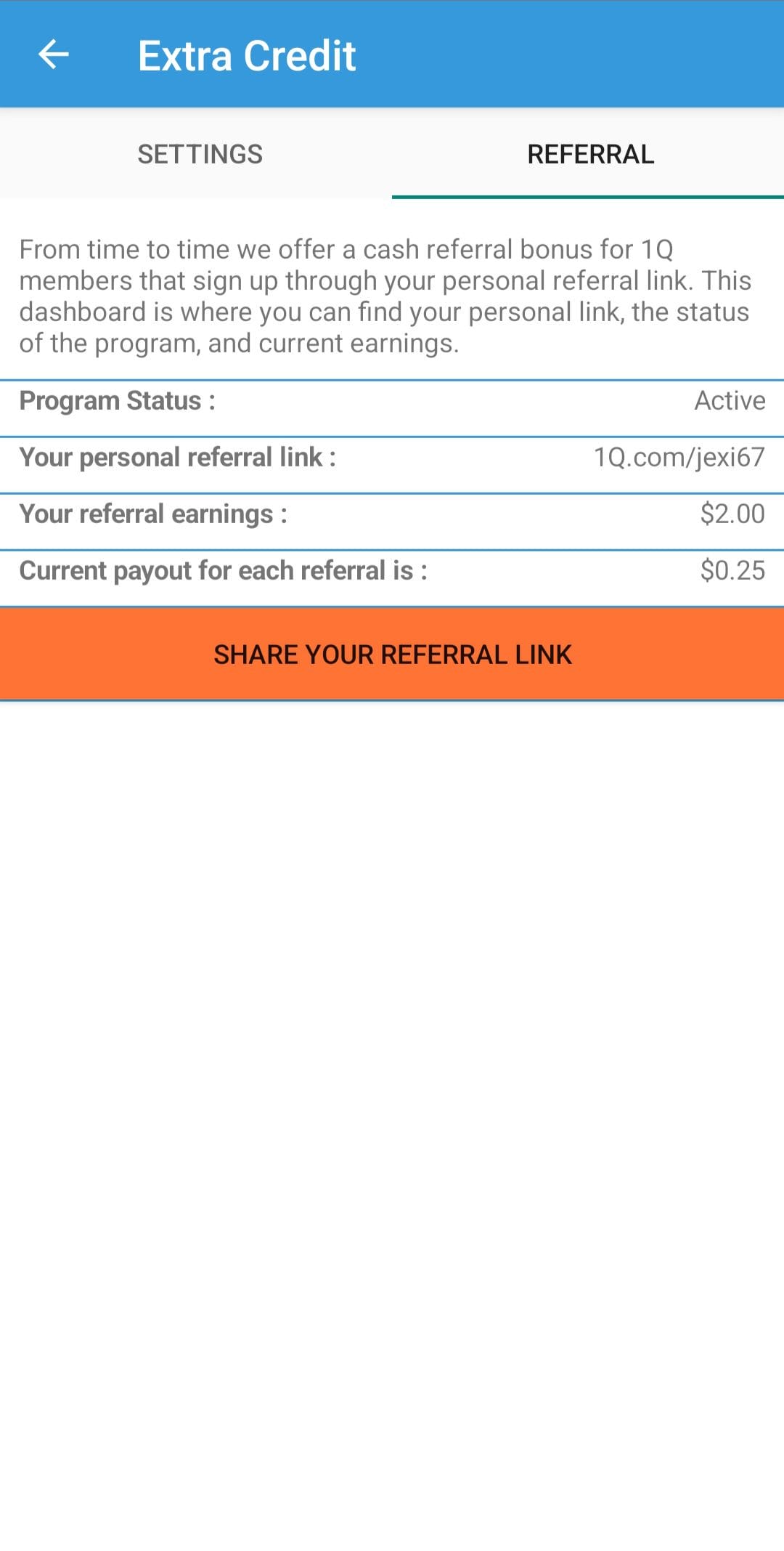1Q Invite Code