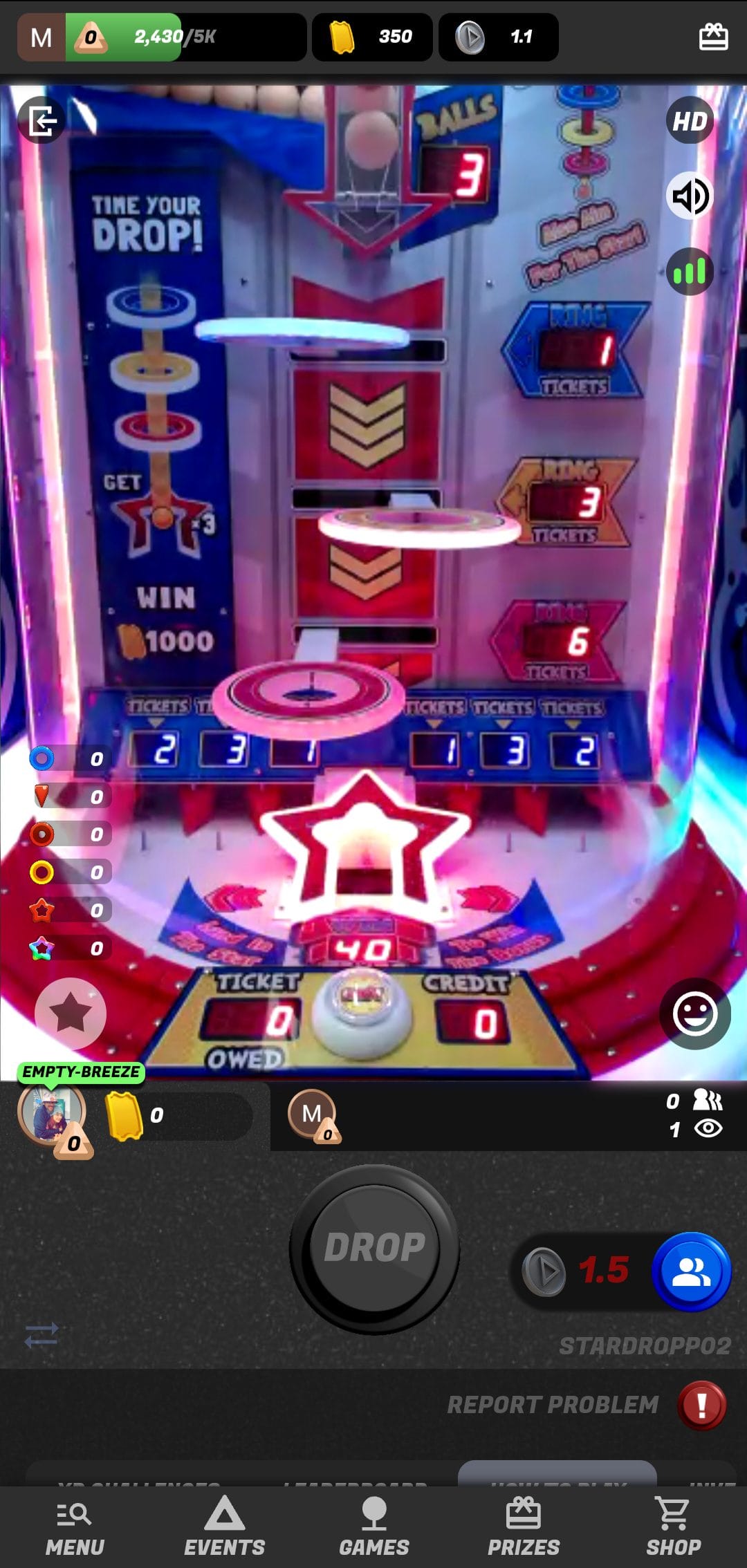 Arcade Online Star Drop Arcade