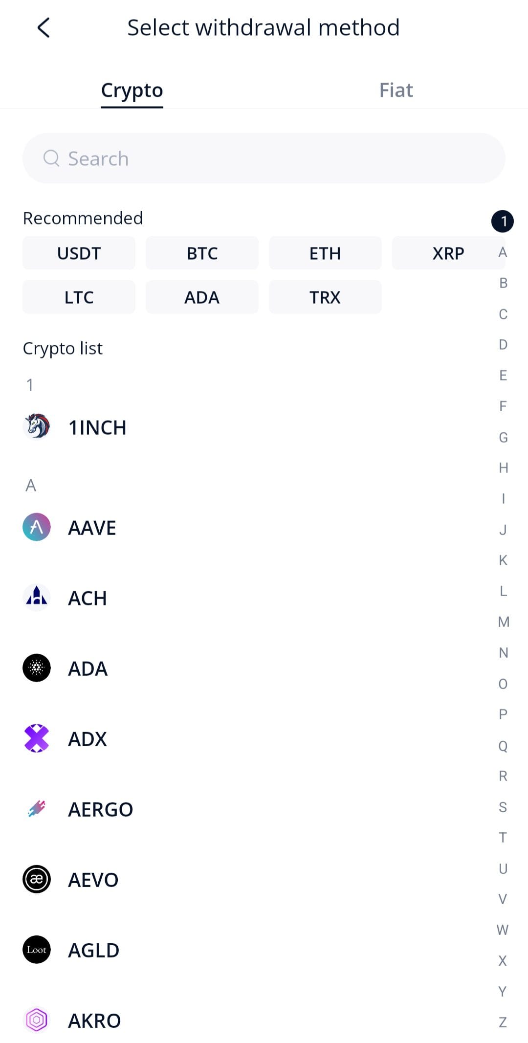 BTCC Withdraw Method