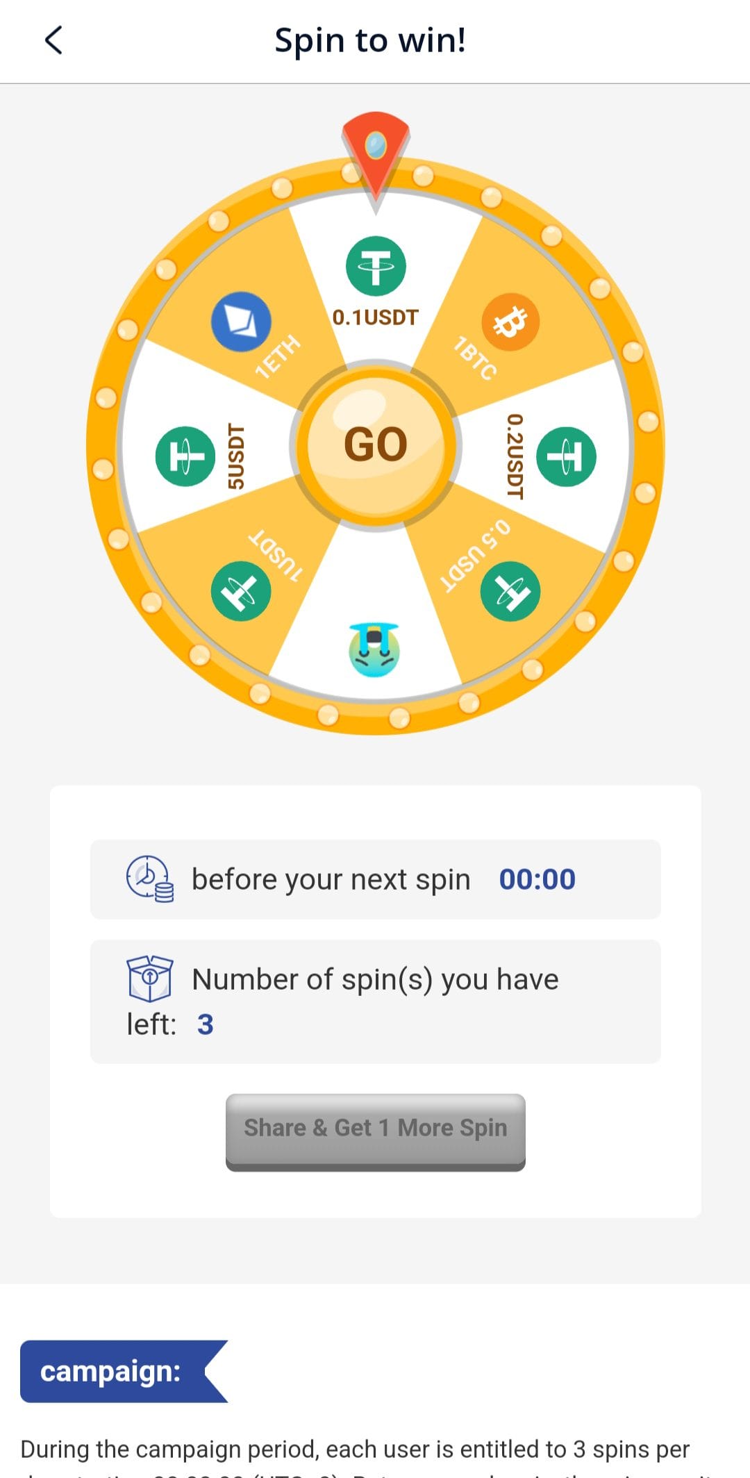 BTCC Spin To Win