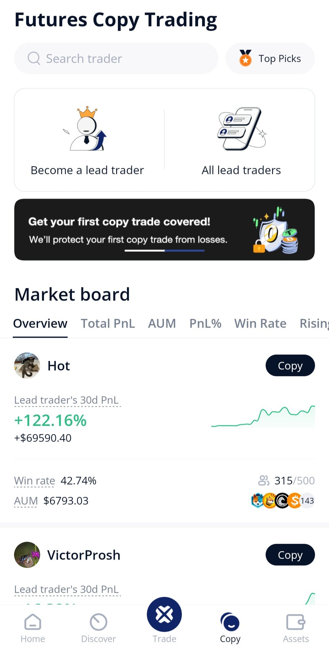 BTCC Market Board