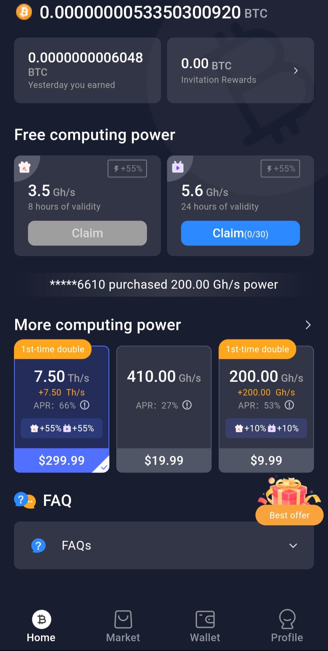 Bitcoin Mining - Crypto Miner Mine BTC