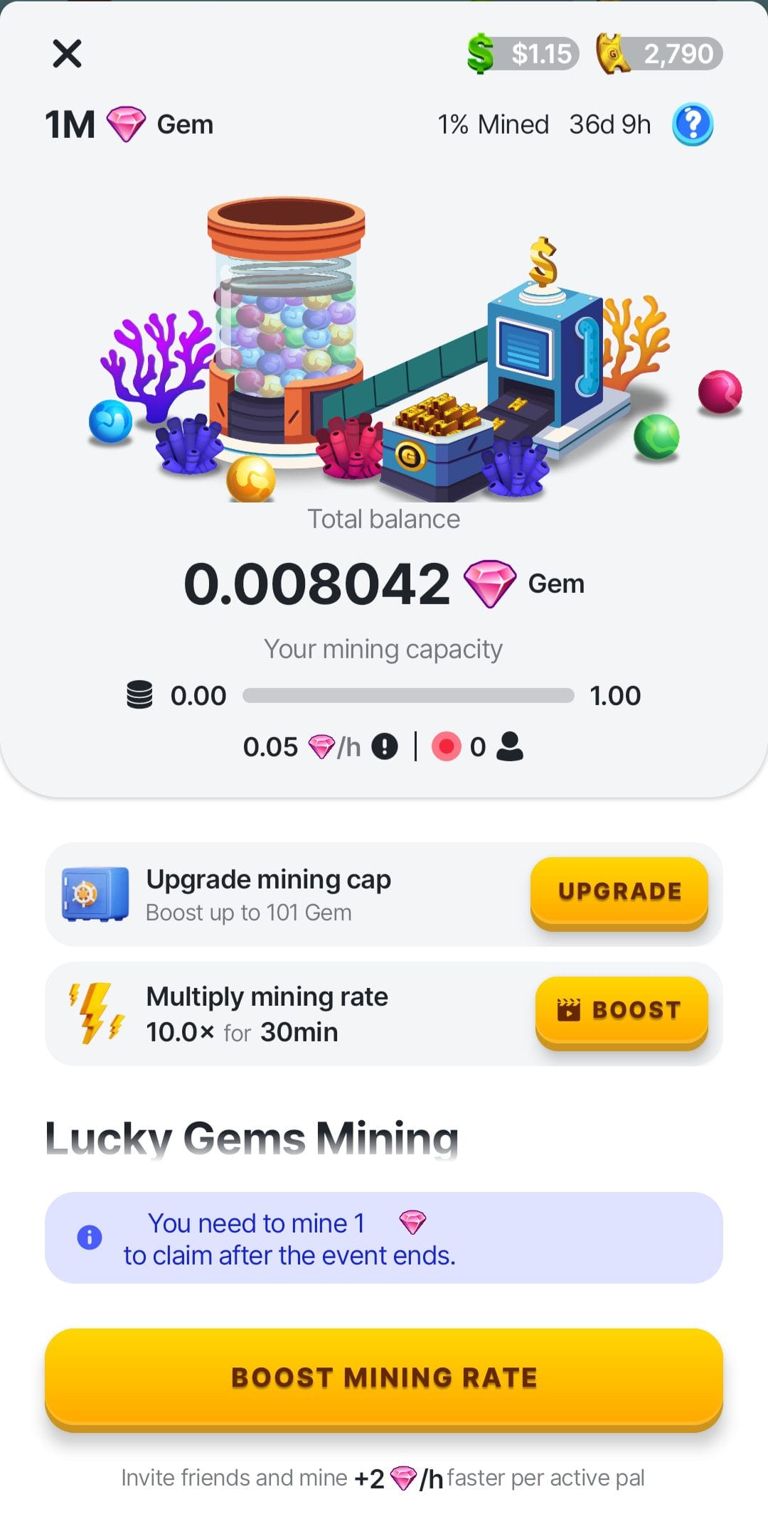 Bubble Bling Lucky Gems Mining