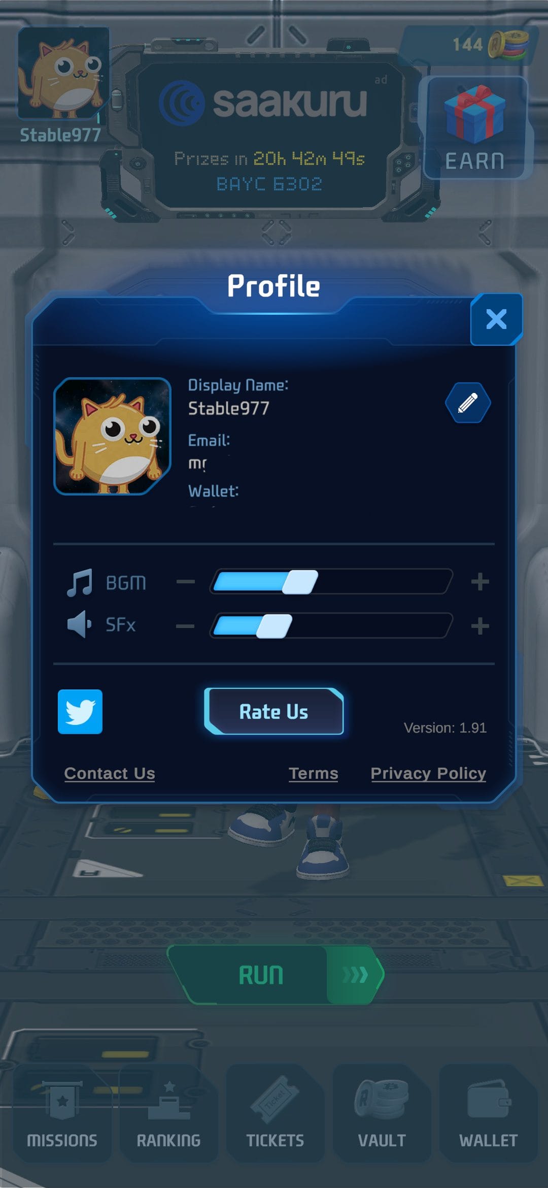 Crypto Run Profile